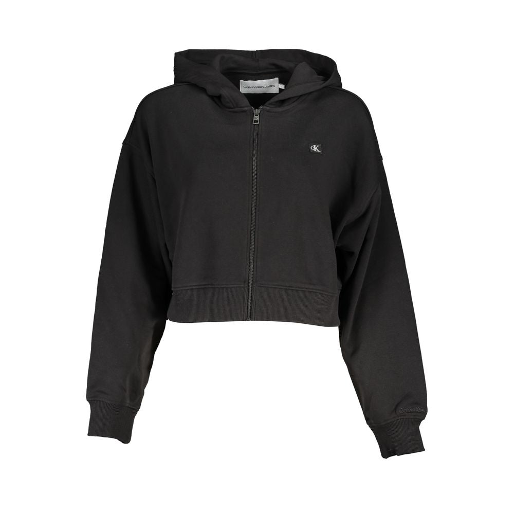 Calvin Klein Black Cotton Women's Sweatshirt | Regal Royce