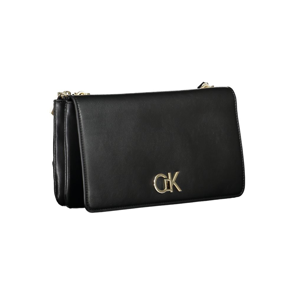 Calvin Klein Black Polyester Women Shoulder Bag | Regal Royce
