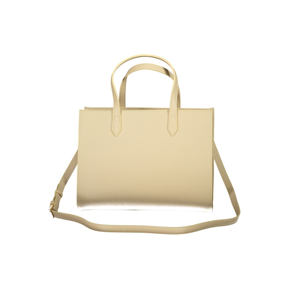 Mario Valentino Beige Polyurethane Women's Bag | Regal Royce