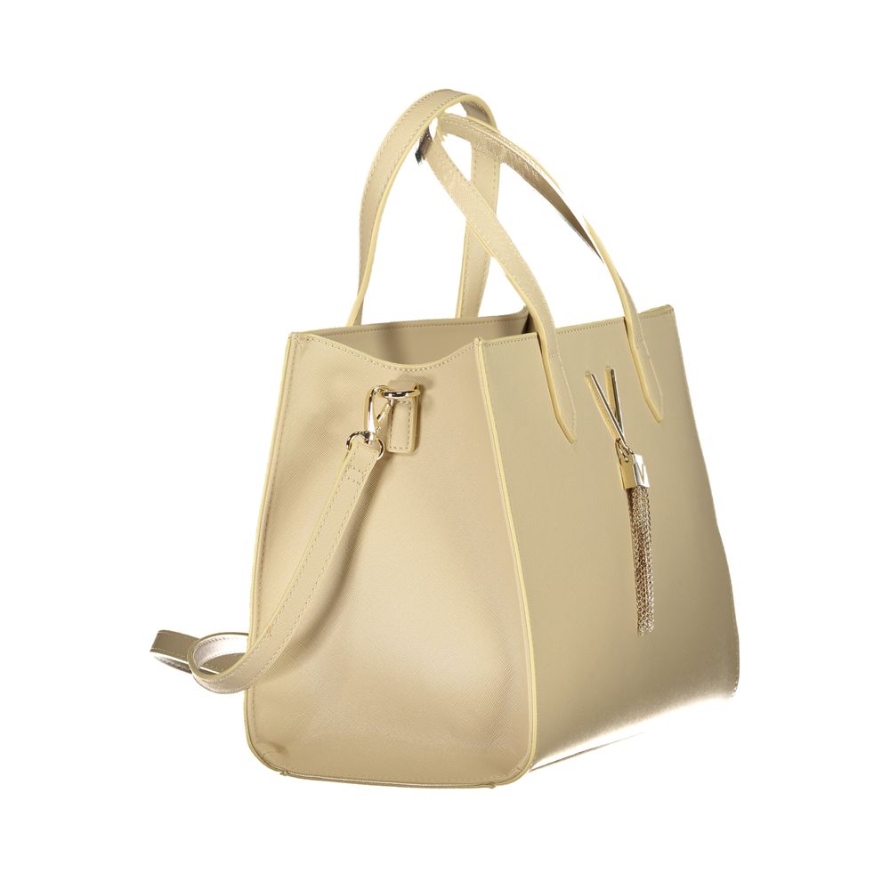 Mario Valentino Beige Polyurethane Women's Bag | Regal Royce
