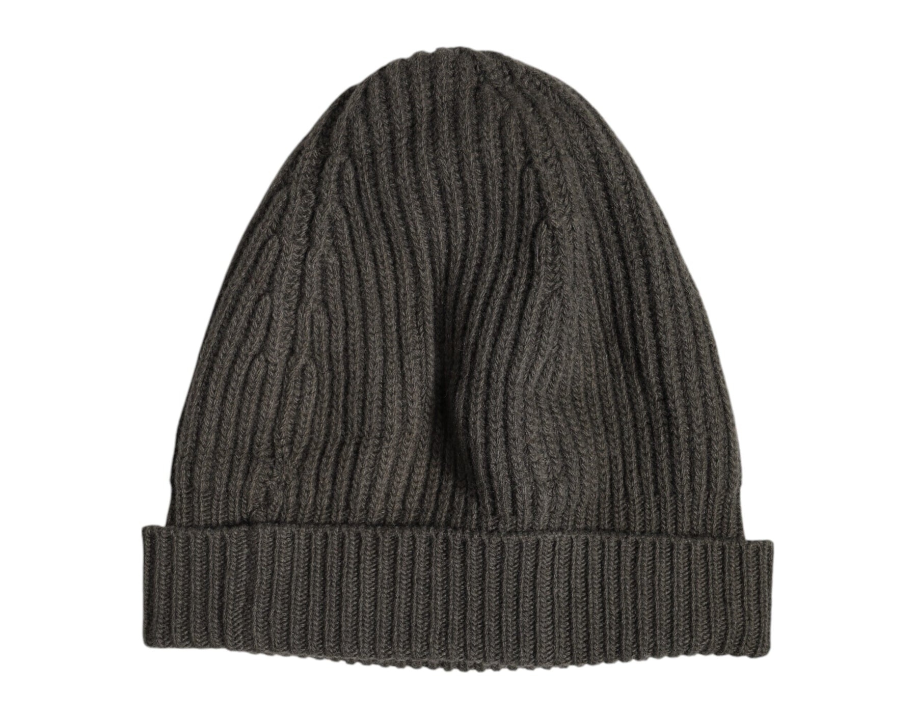 Dolce & Gabbana Green Wool DG Plaque Knitted Winter Beanie Hat | Regal Royce