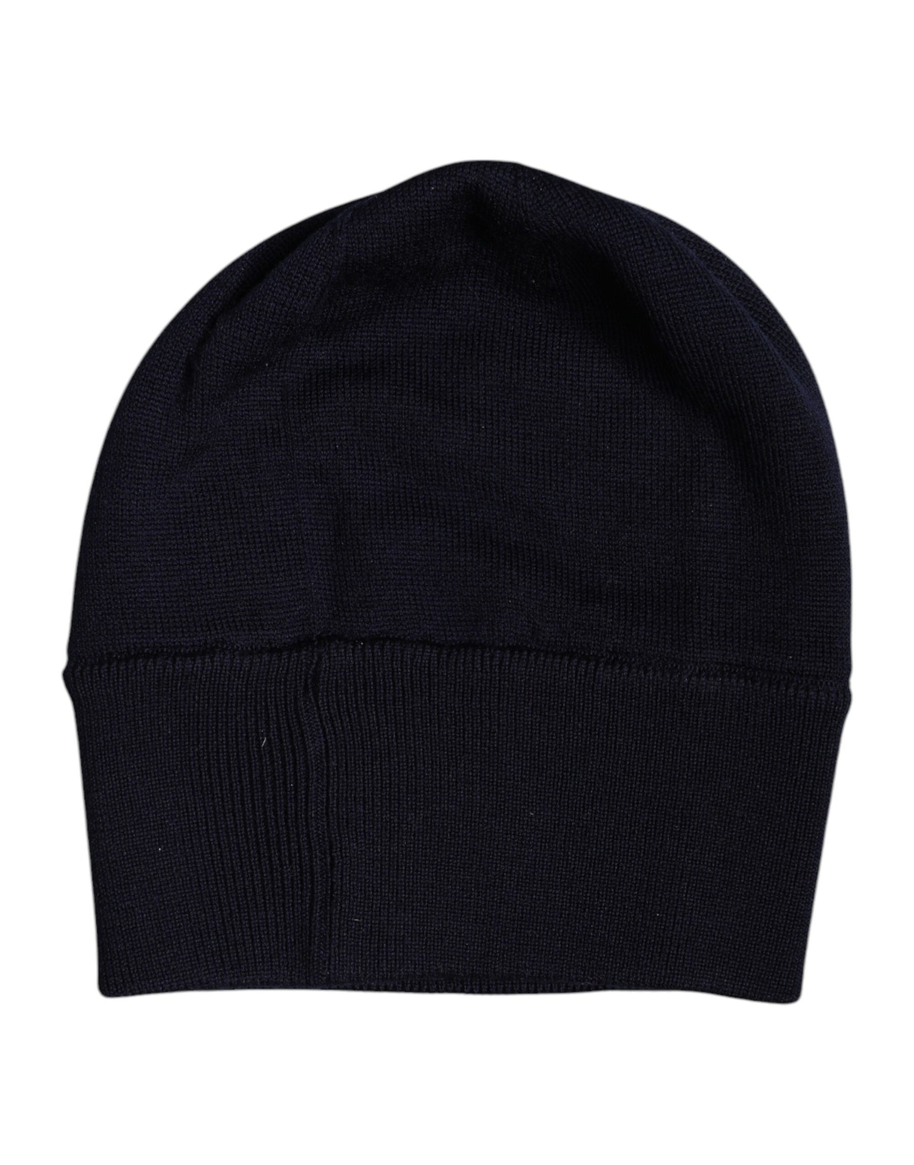 Dolce & Gabbana Black Wool #DGLovesLondon Winter Beanie Hat | Regal Royce