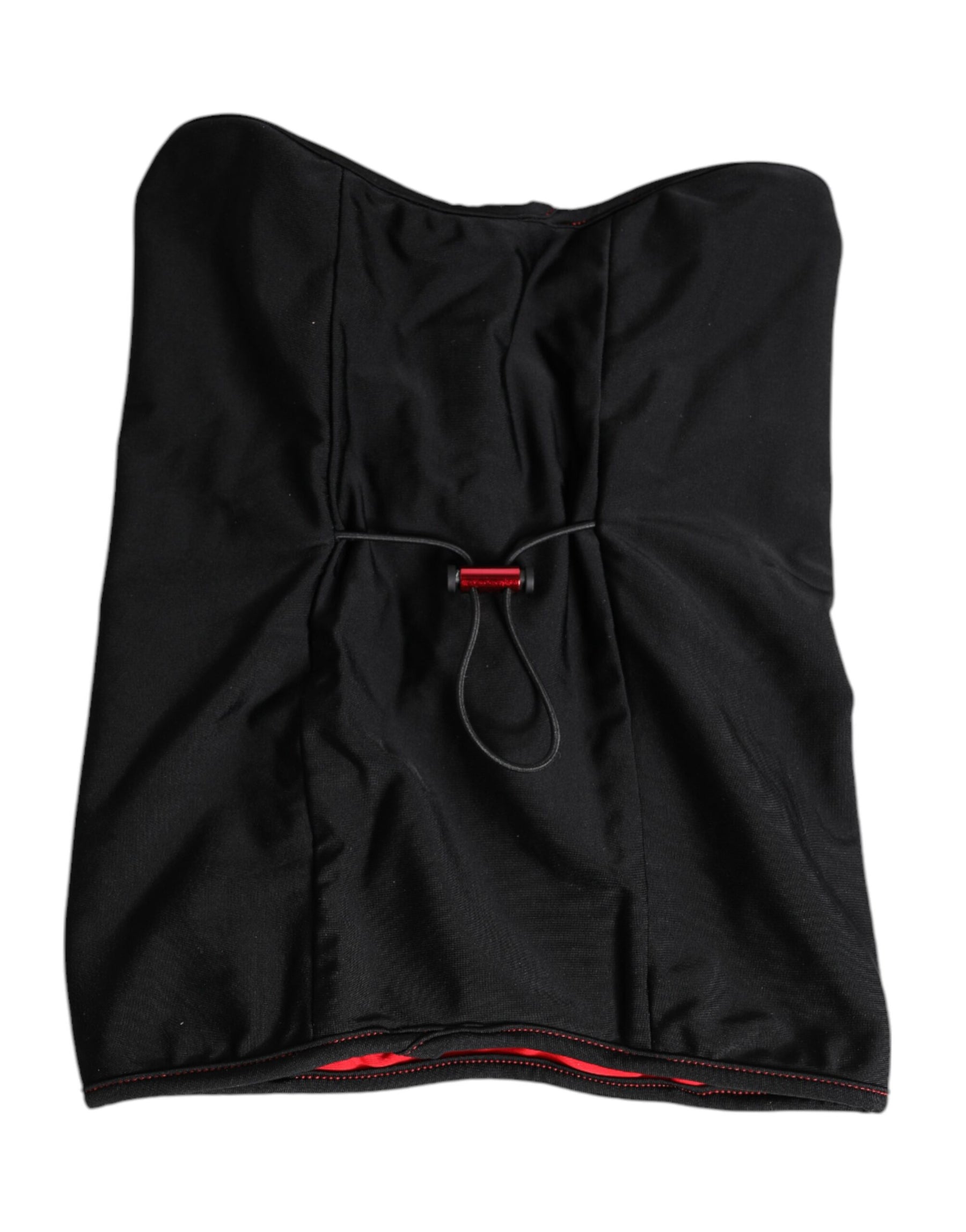 Dolce & Gabbana Black Nylon Knitted Neck Warmer Balaclava Scarf | Regal Royce