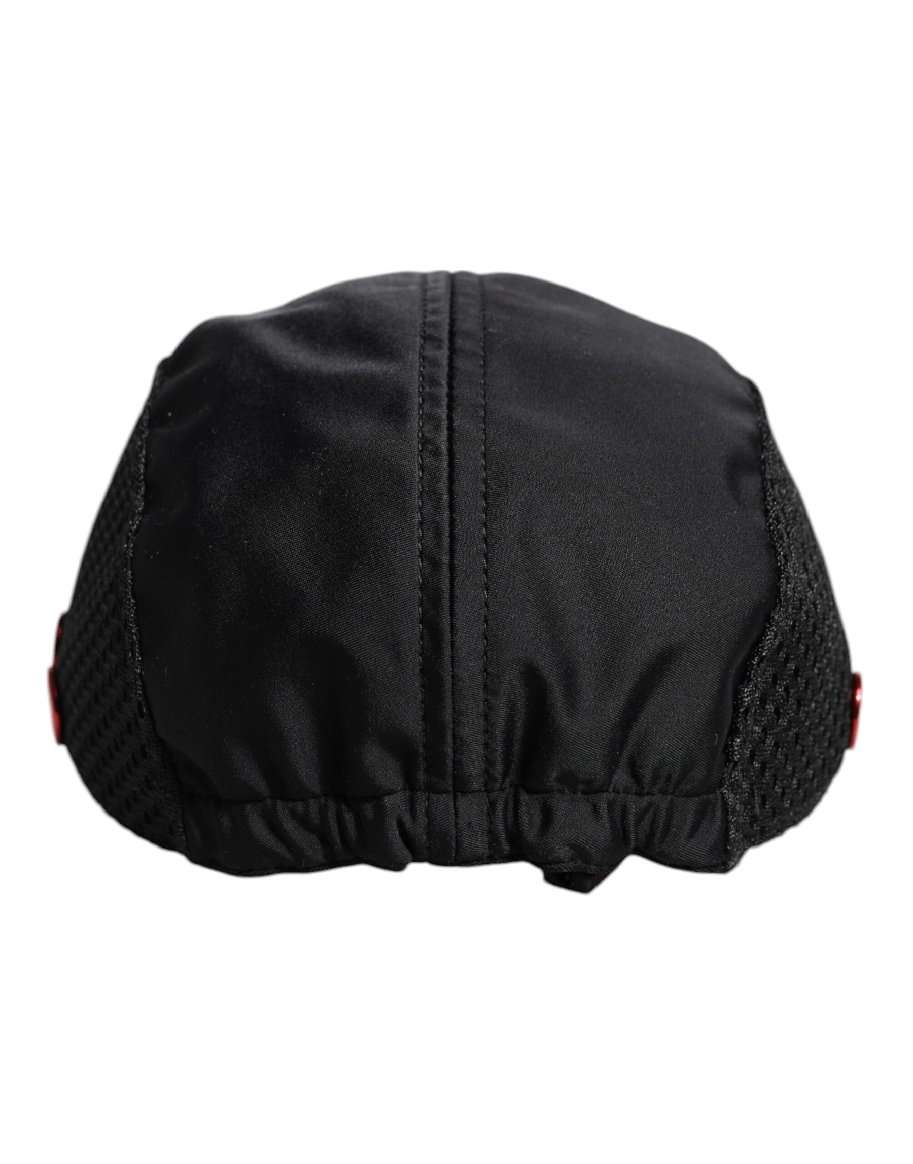 Dolce & Gabbana Black Nylon Logo 6 Panels Baseball Cap | Regal Royce