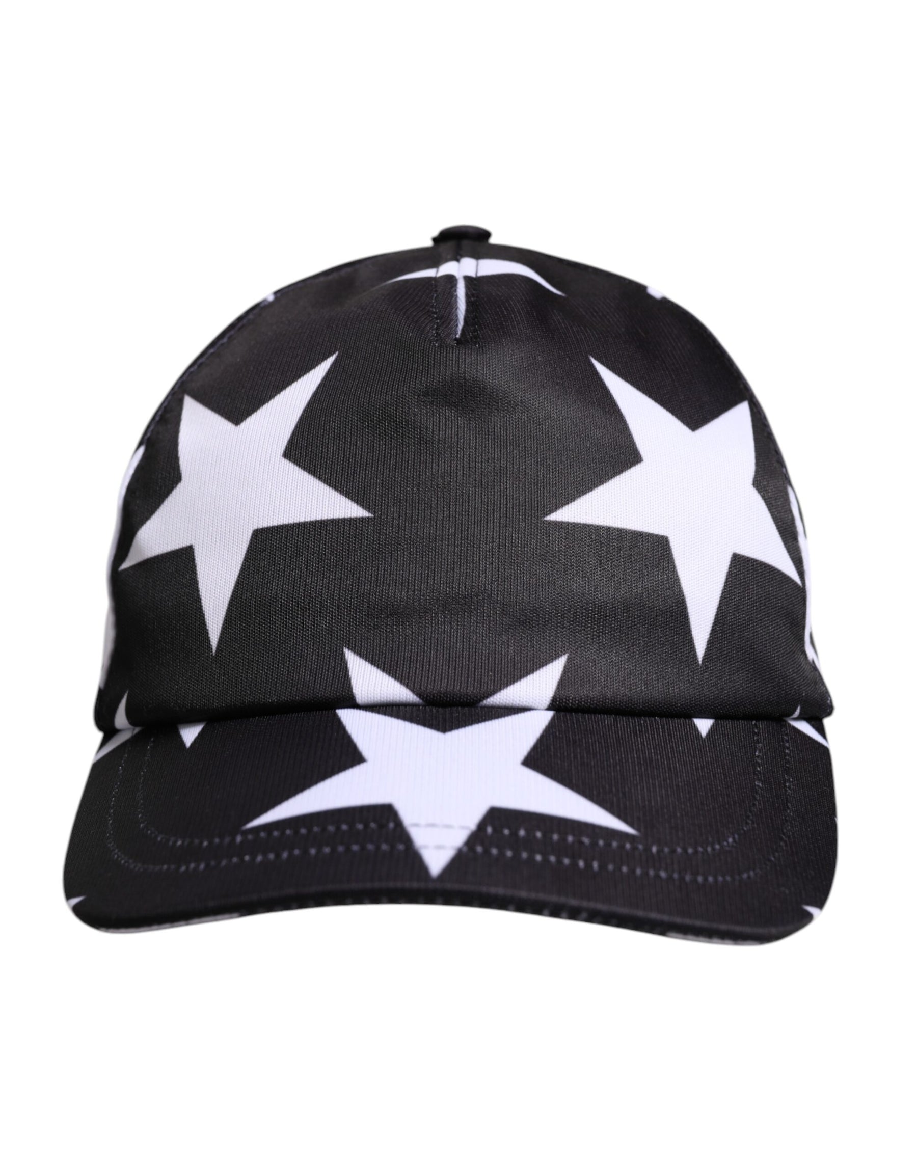 Dolce & Gabbana Black Star Print Polyester Baseball Cap | Regal Royce