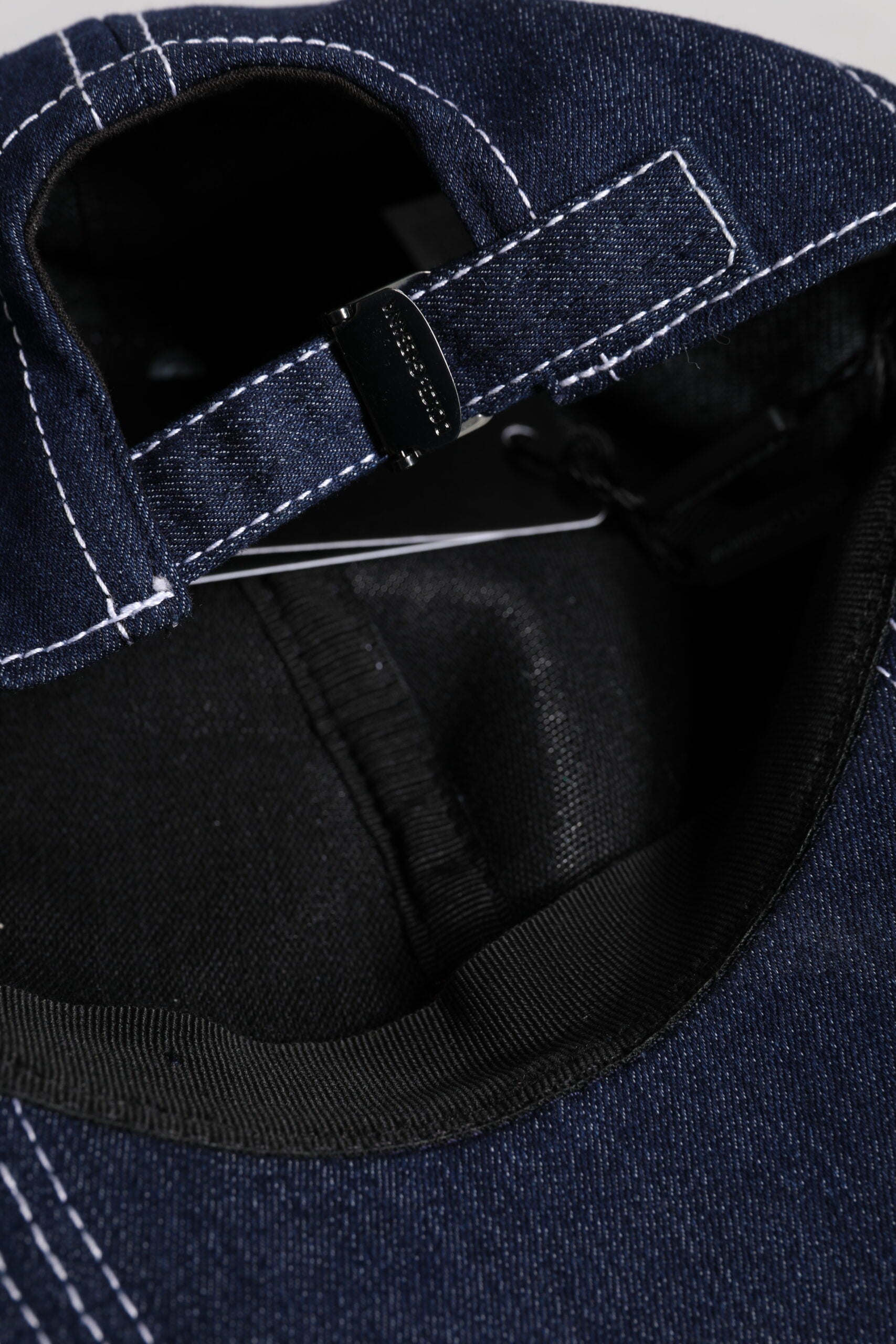 Dolce & Gabbana Blue Crystal Embellishment Baseball Cap | Regal Royce