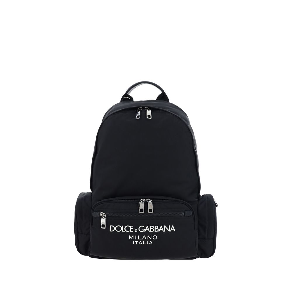 Dolce & Gabbana Black Nylon Backpack | Regal Royce