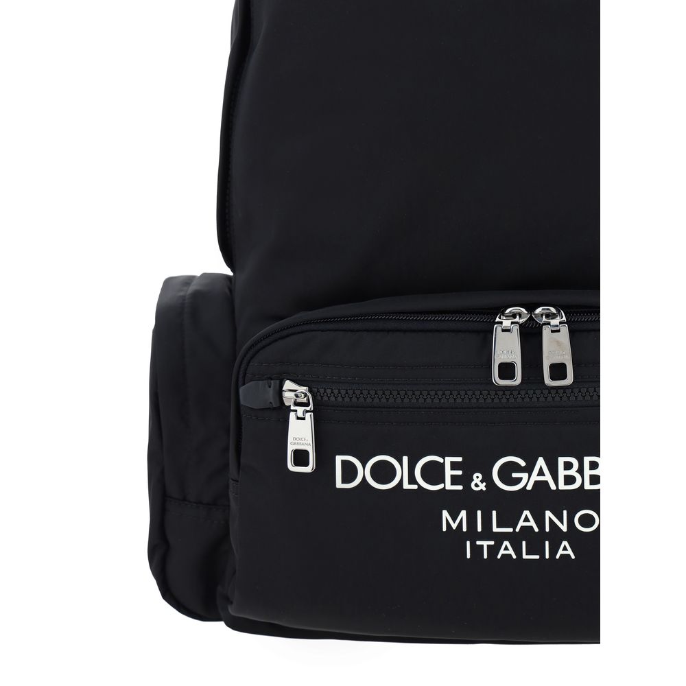 Dolce & Gabbana Black Nylon Backpack | Regal Royce