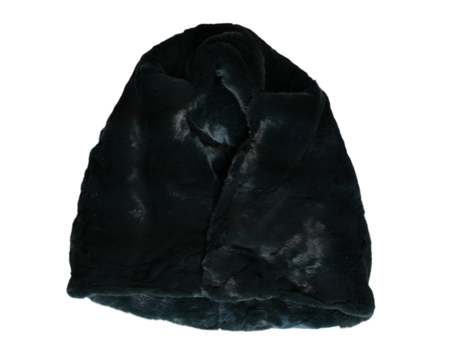Dolce & Gabbana Black Weasel Fur Womens Beanie Hat | Regal Royce