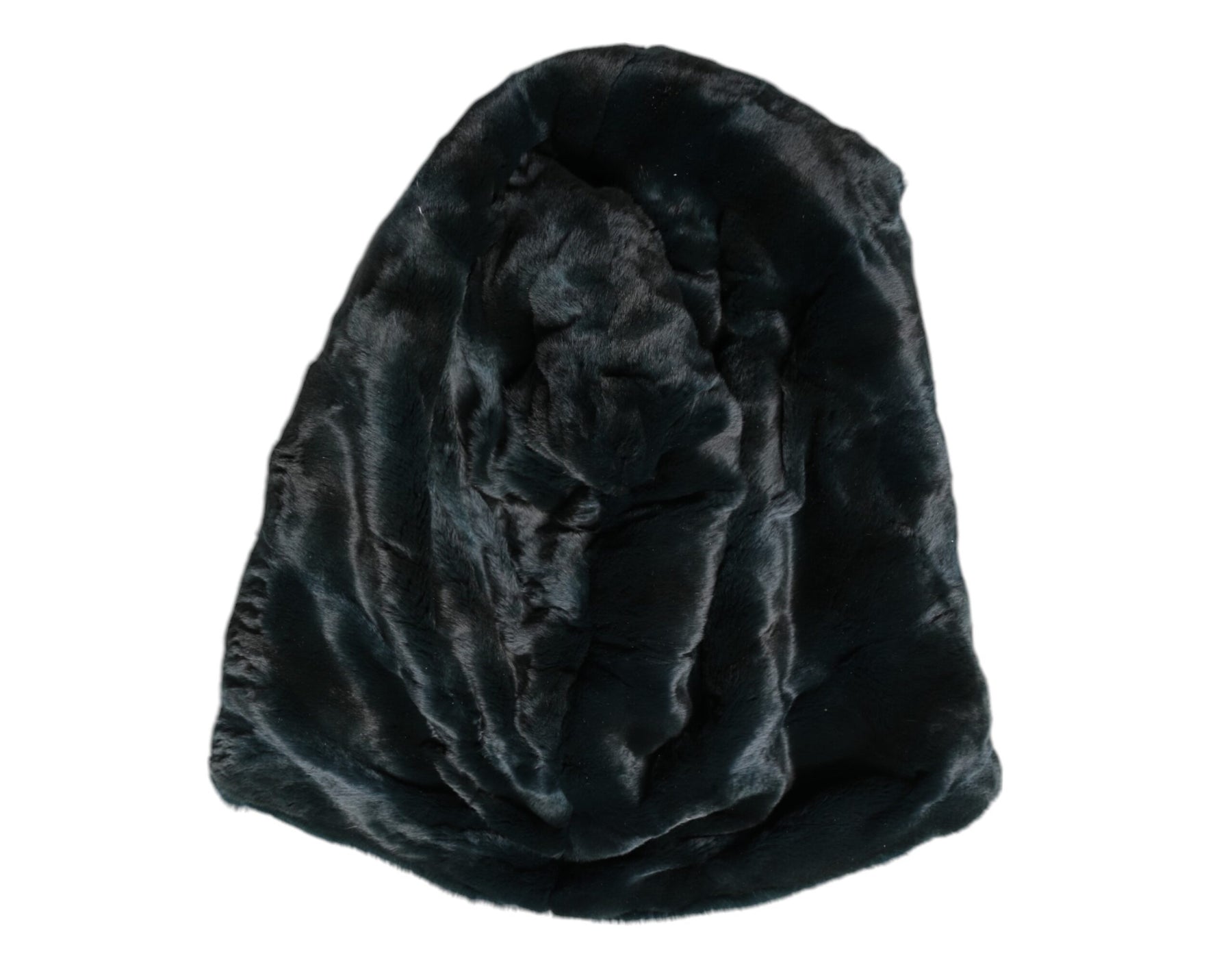 Dolce & Gabbana Black Weasel Fur Womens Beanie Hat | Regal Royce