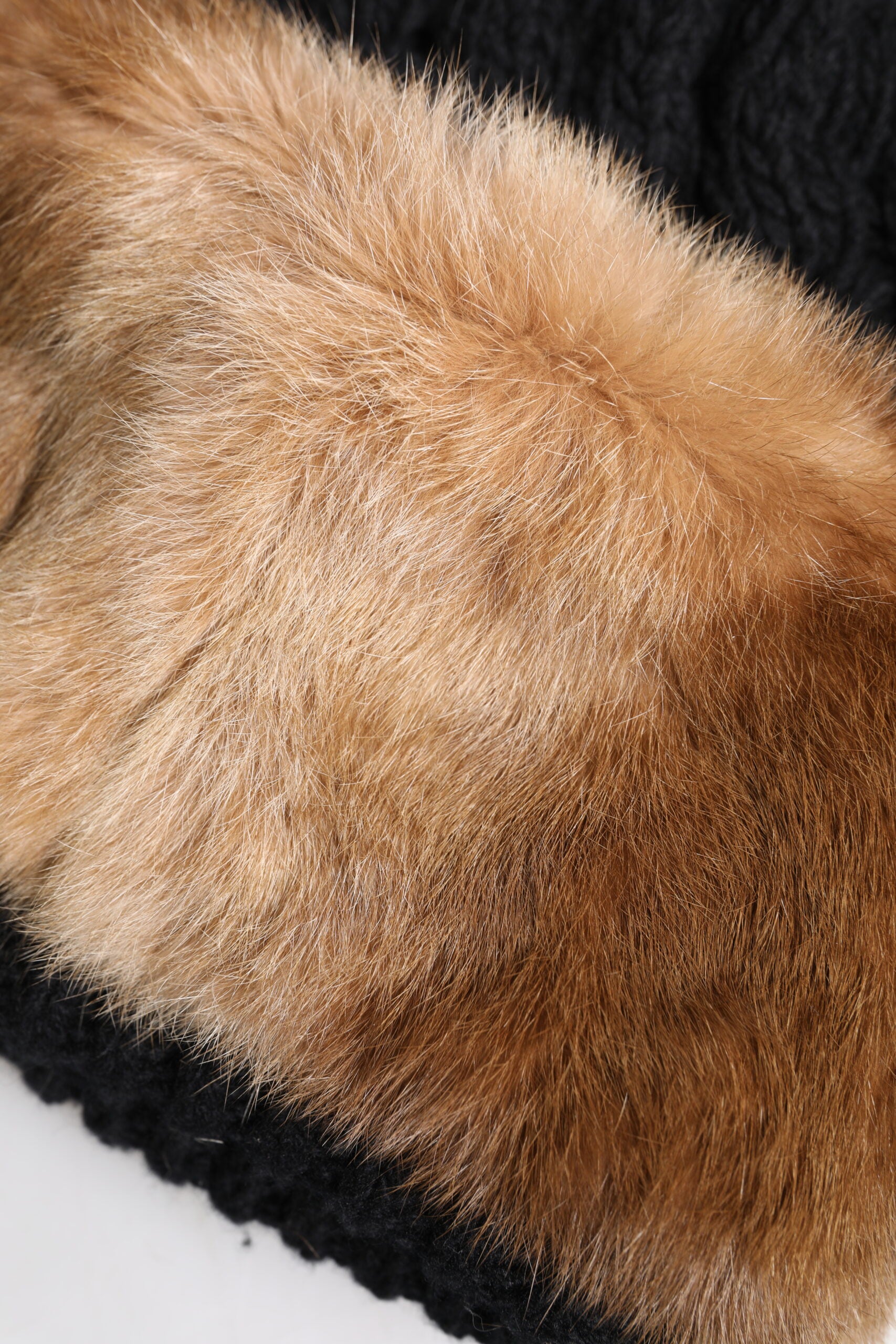 Dolce & Gabbana Black Brown Dyed Rabbit Real Fur Winter Beanie Hat | Regal Royce