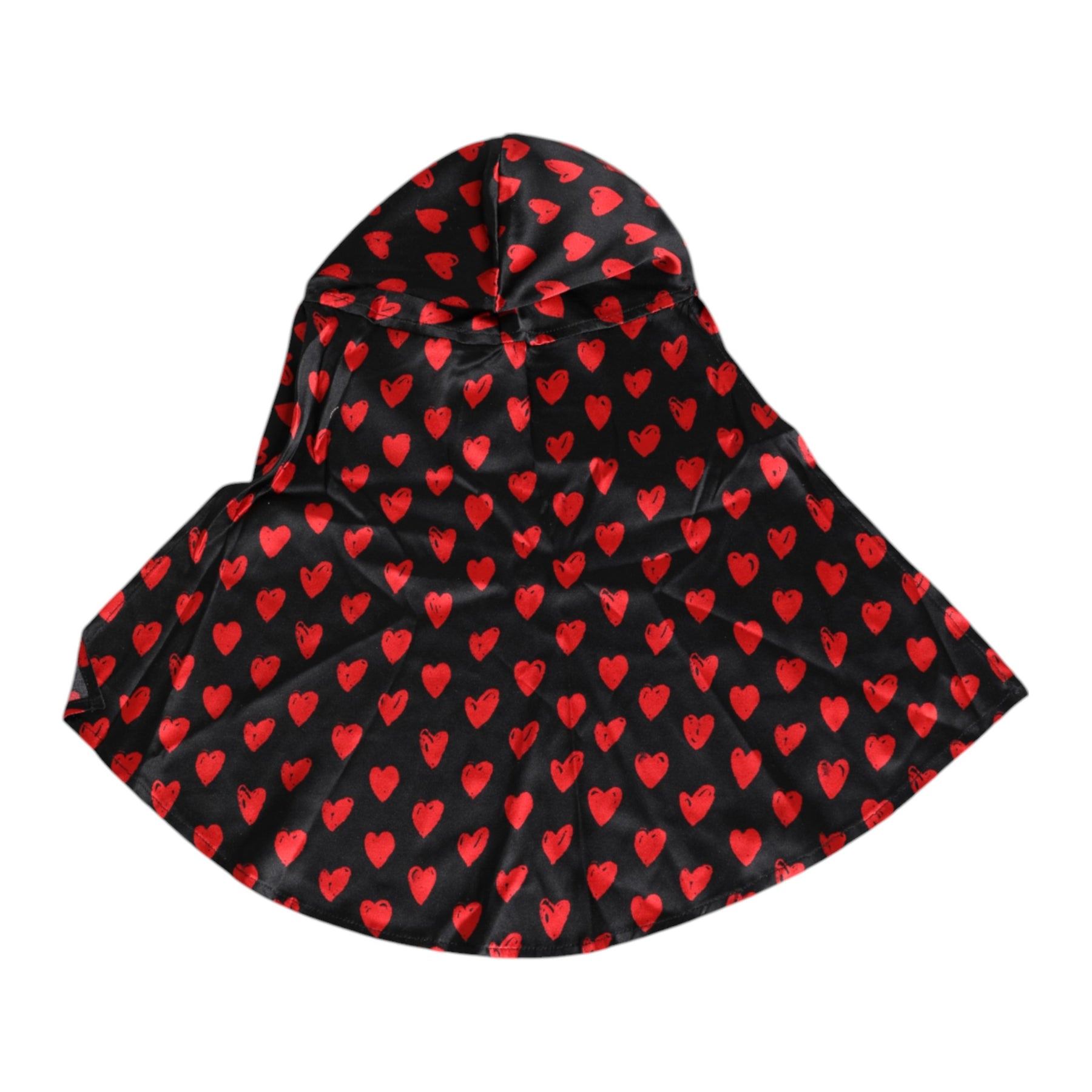 Dolce & Gabbana Black Red Hearts Polyester Hat | Regal Royce