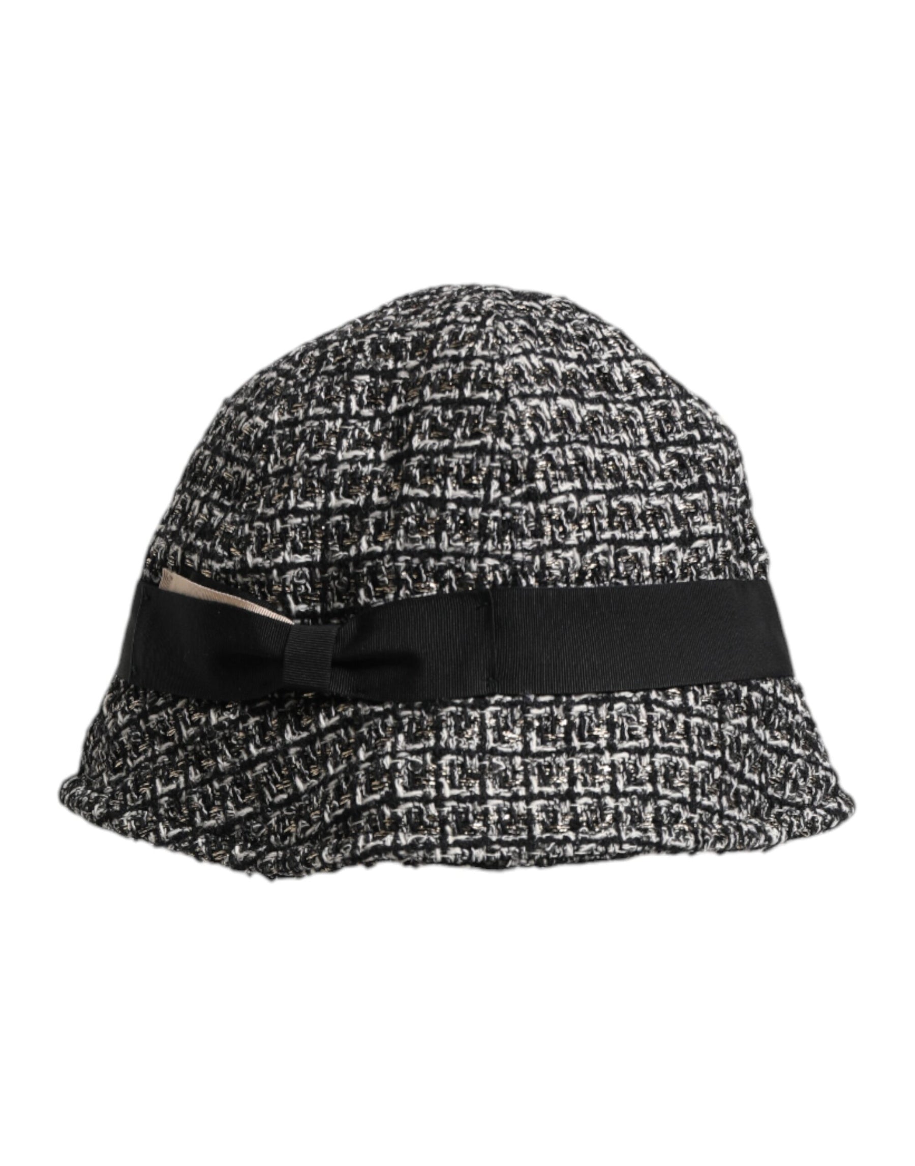 Dolce & Gabbana Black Cotton Blend Bucket Hat | Regal Royce
