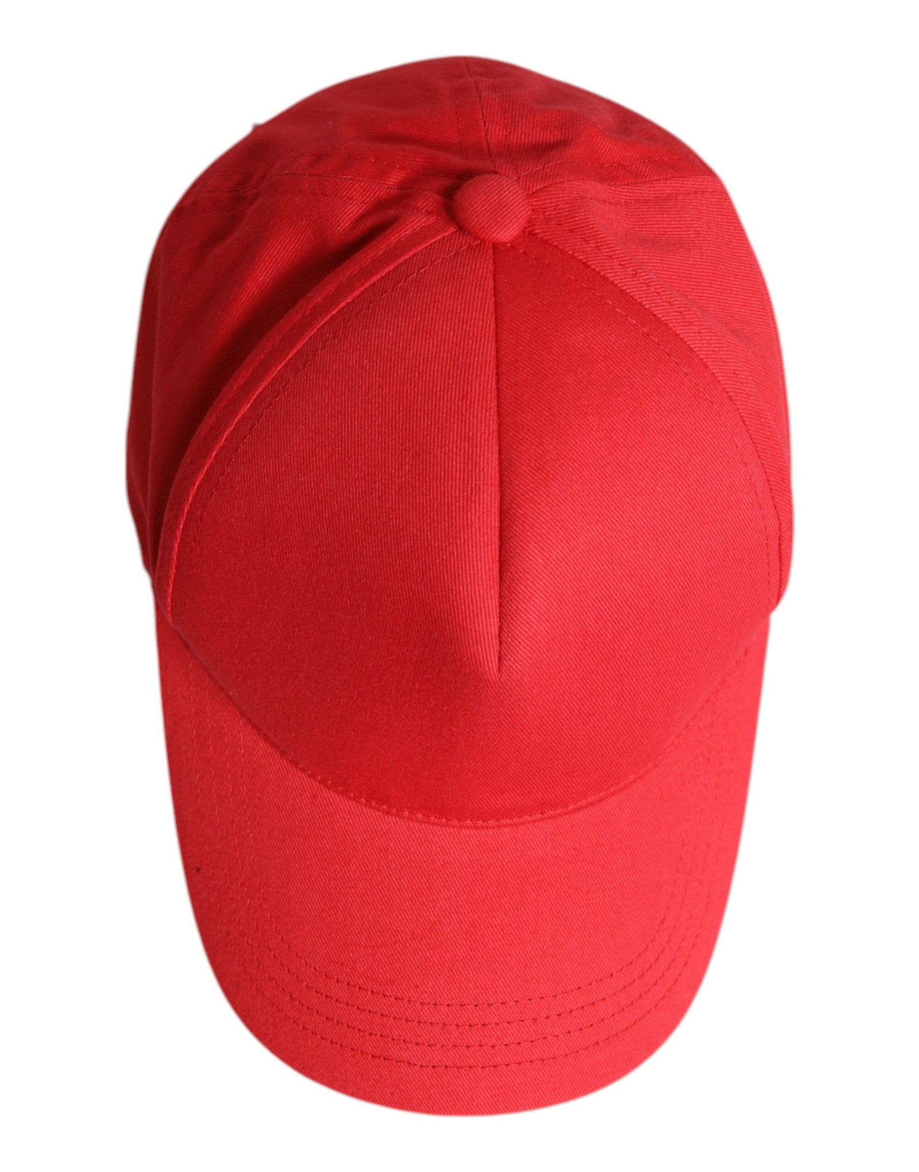 Dolce & Gabbana Red Cotton 6 Panels Women Baseball Cap | Regal Royce
