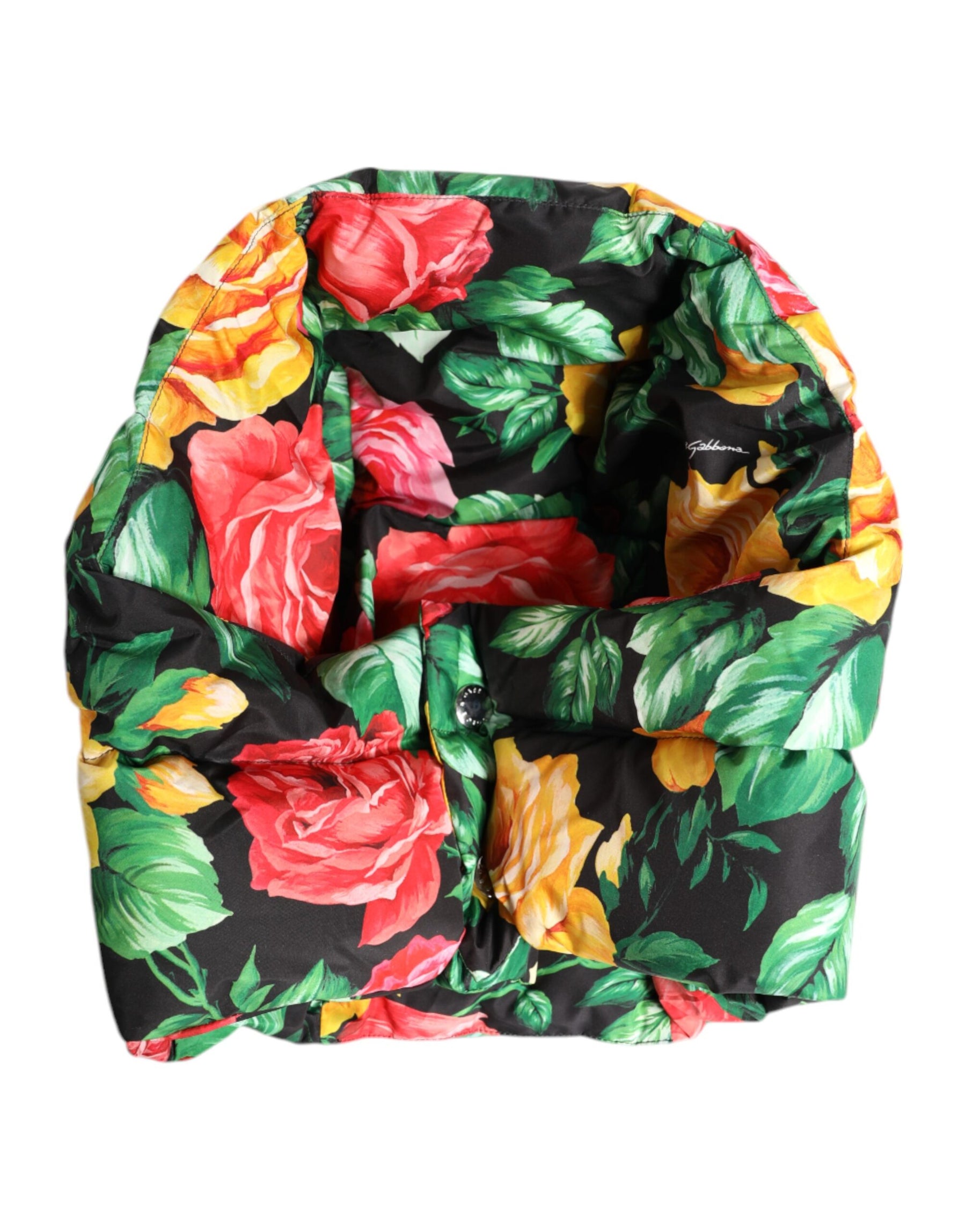 Dolce & Gabbana Multicolor Floral Print Whole Head Wrap Hat | Regal Royce