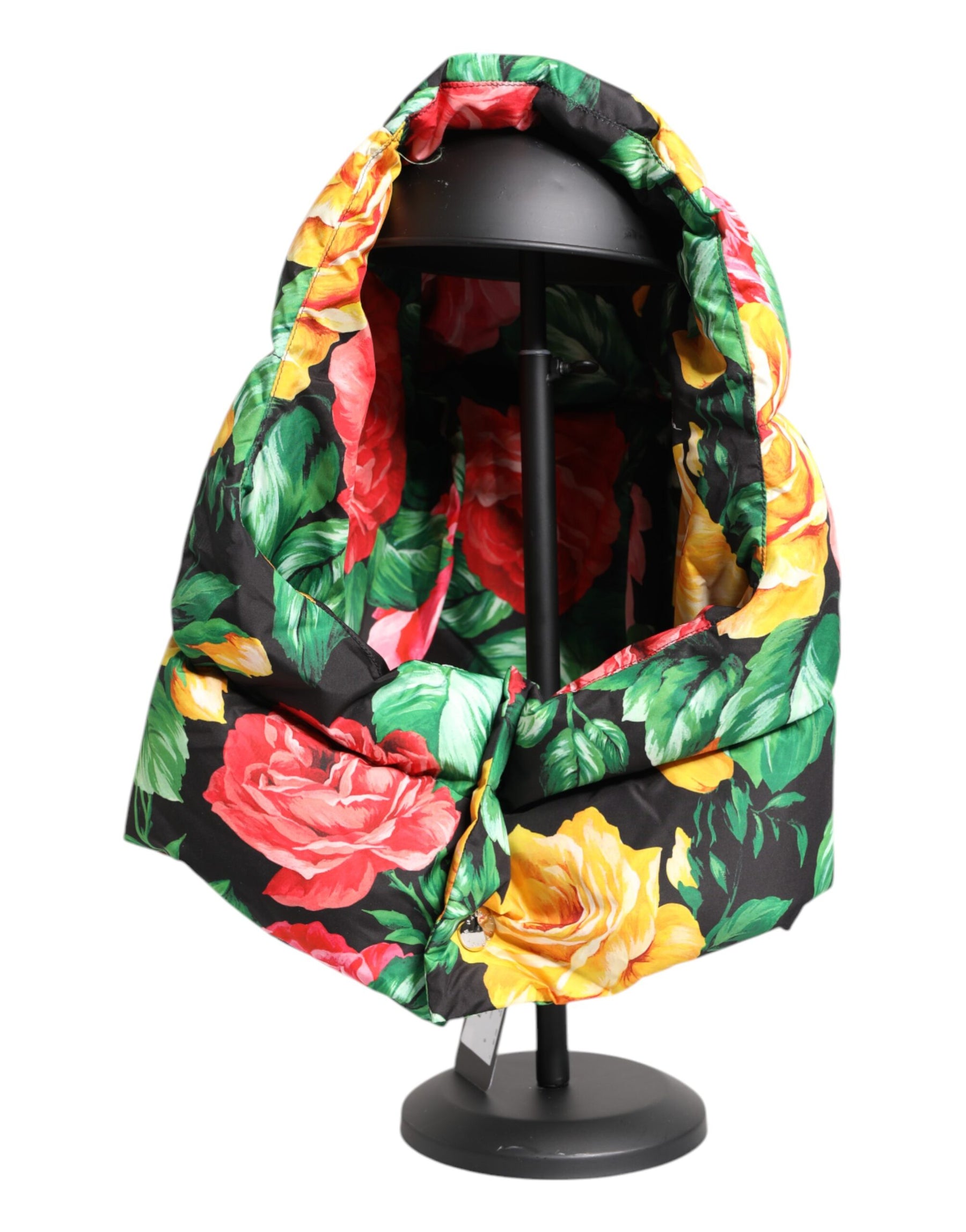 Dolce & Gabbana Multicolor Floral Print Whole Head Wrap Hat | Regal Royce