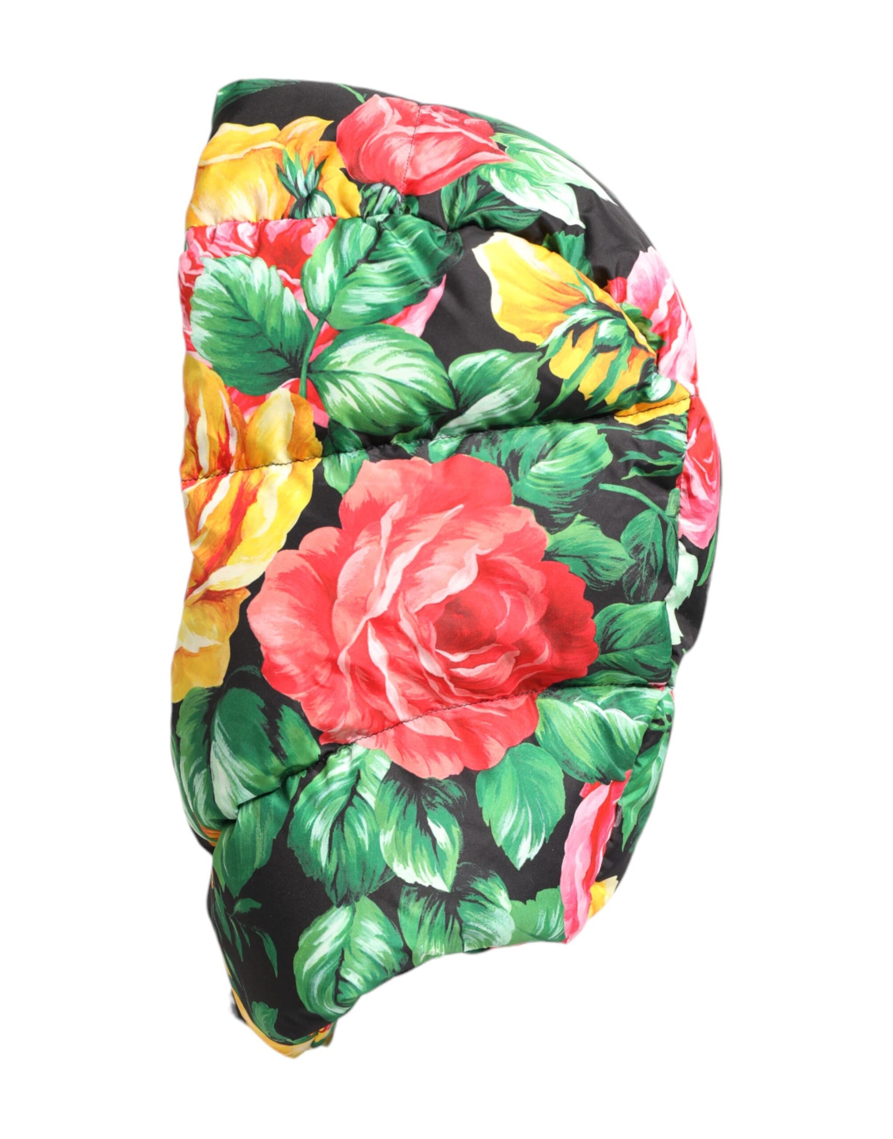 Dolce & Gabbana Multicolor Floral Print Whole Head Wrap Hat | Regal Royce