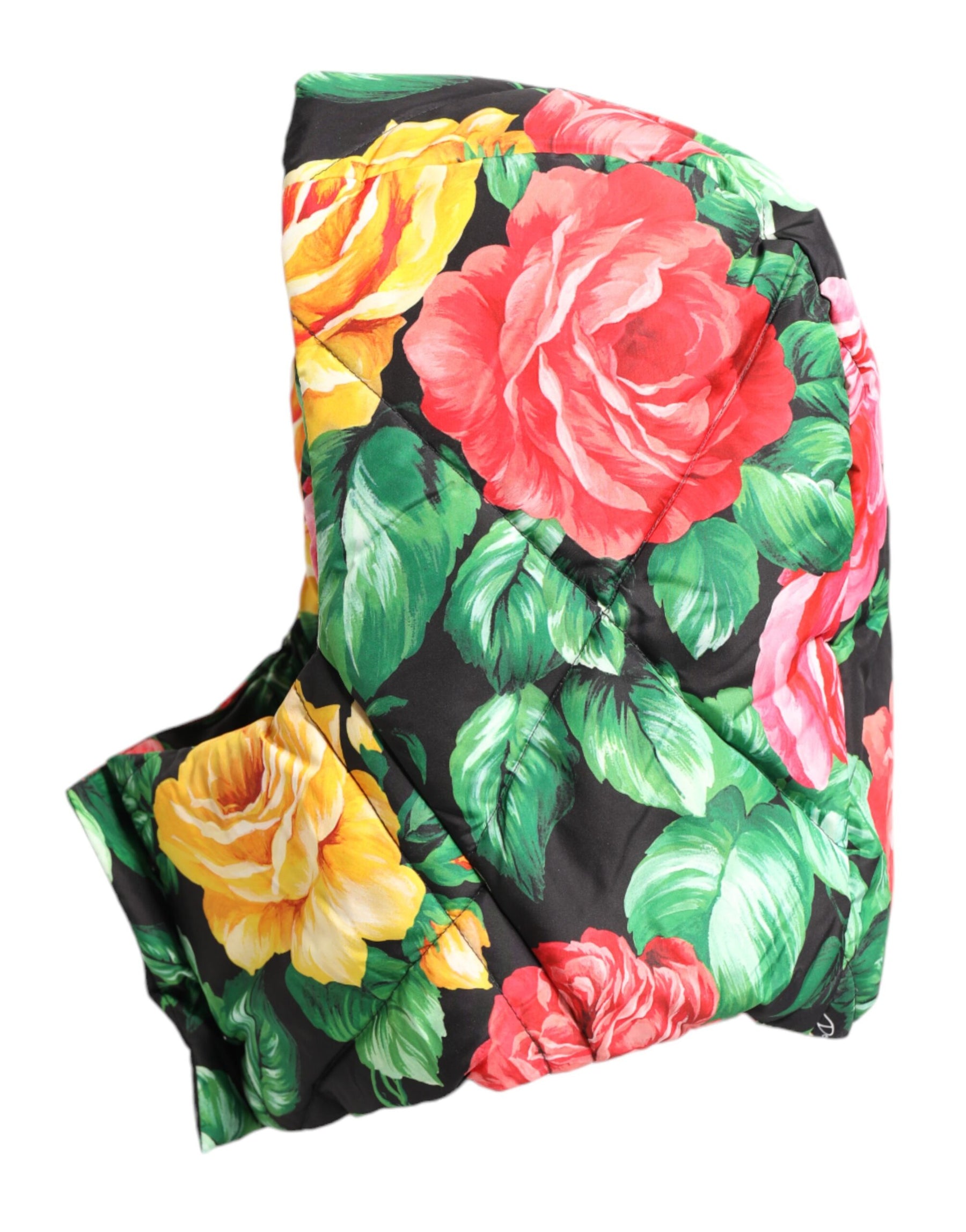 Dolce & Gabbana Multicolor Floral Print Whole Head Wrap Hat | Regal Royce