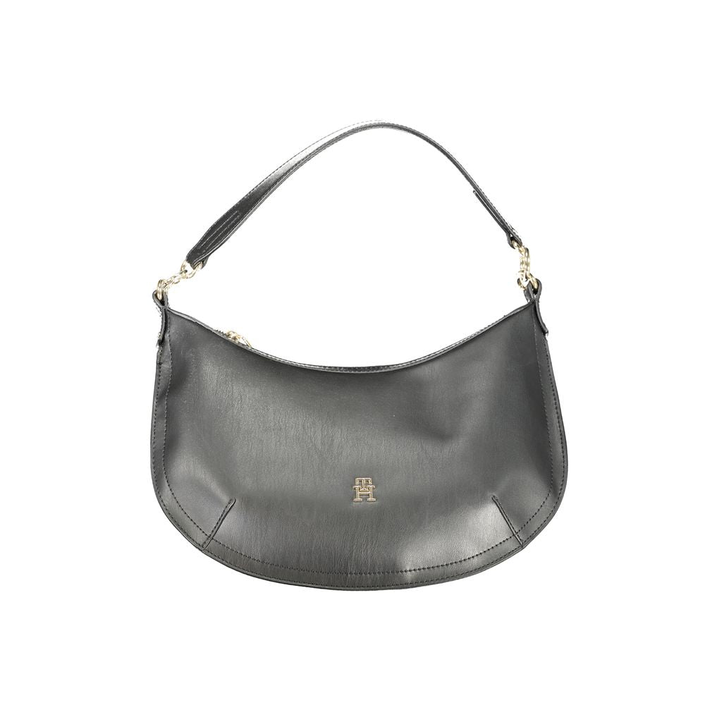 Tommy Hilfiger Nero Poliuretano Women Handbag | Regal Royce
