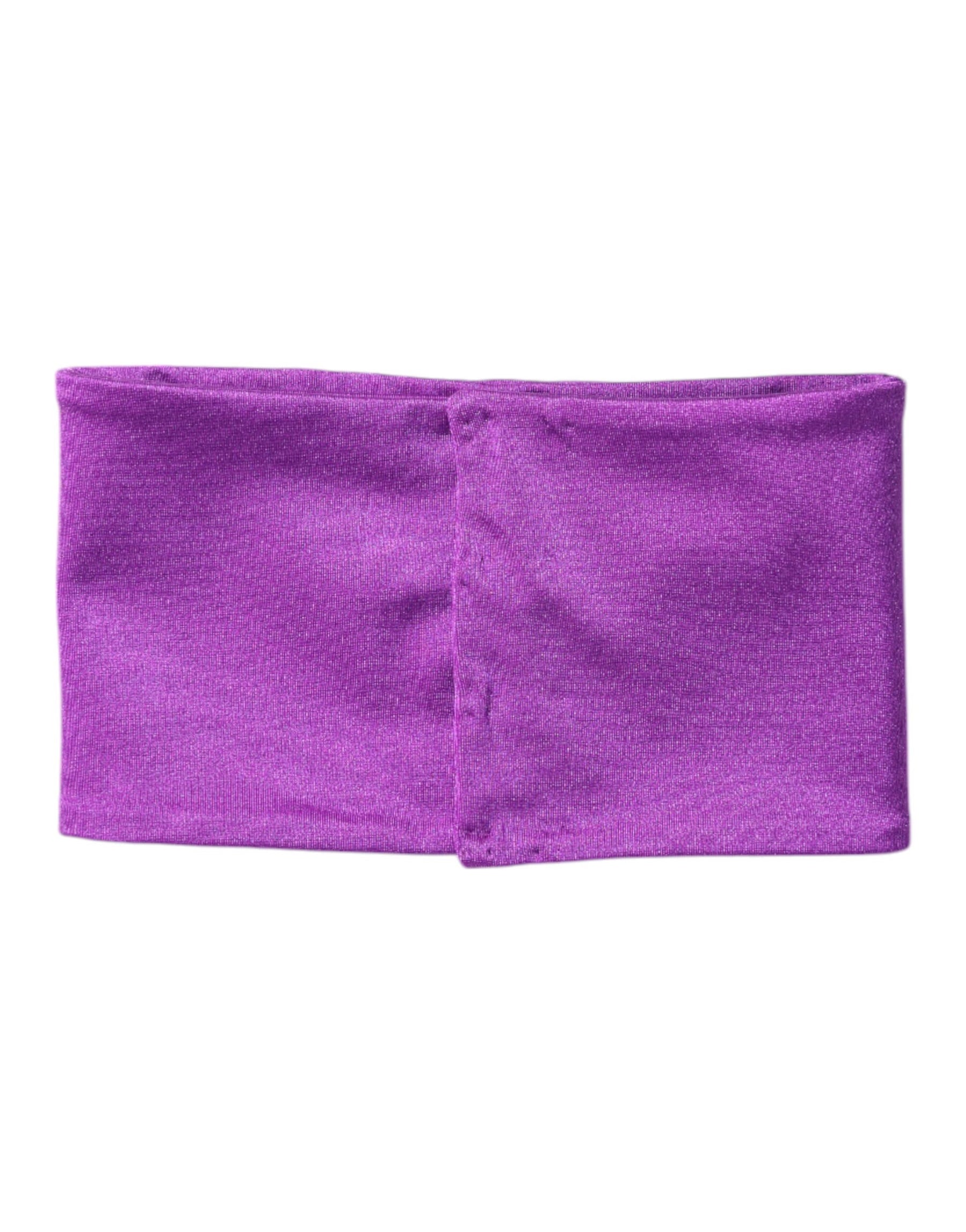 Dolce & Gabbana Purple Nylon Stretch Women Neck Warmer Scarf | Regal Royce