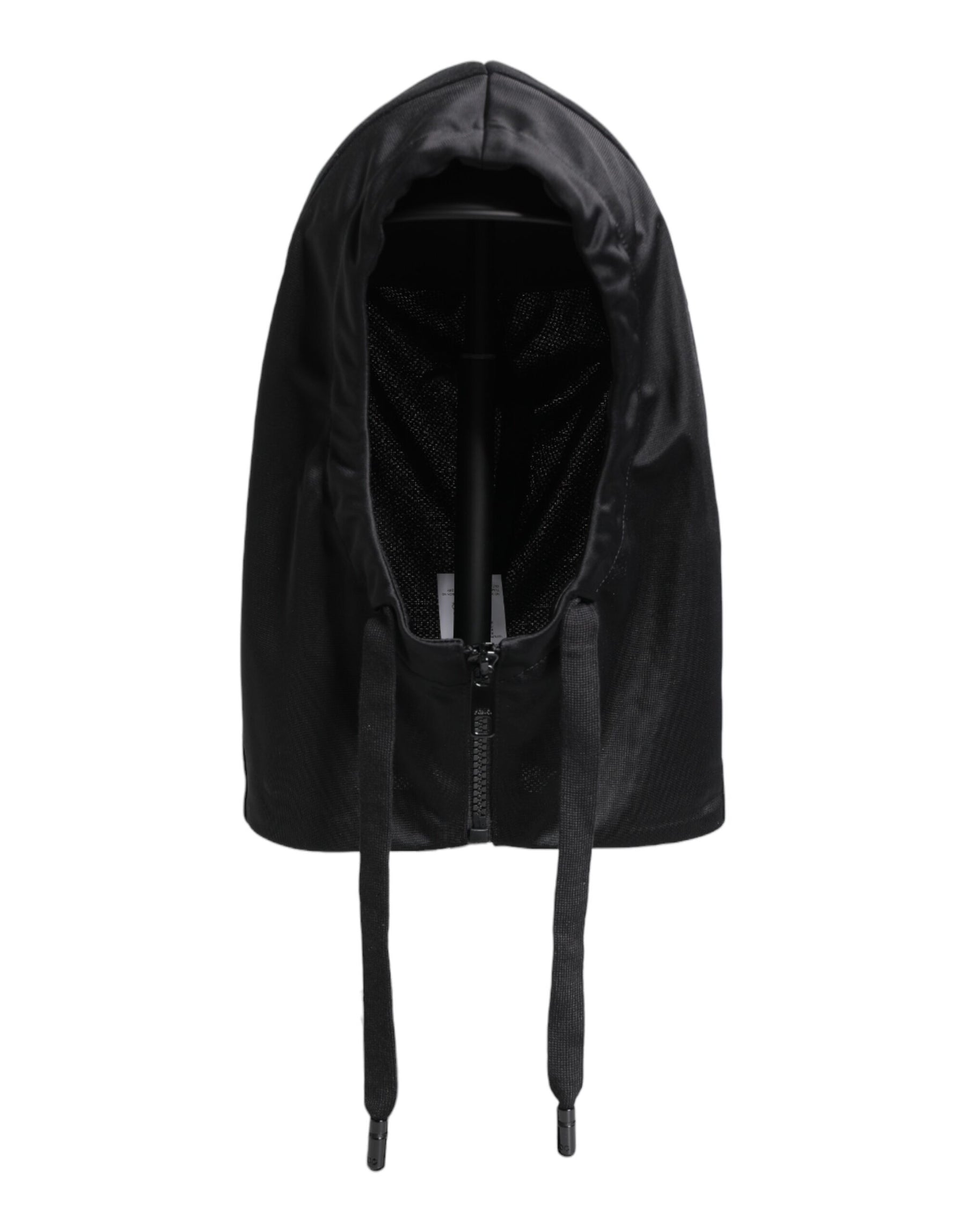 Dolce & Gabbana Black Polyester Whole Head Wrap Hat | Regal Royce