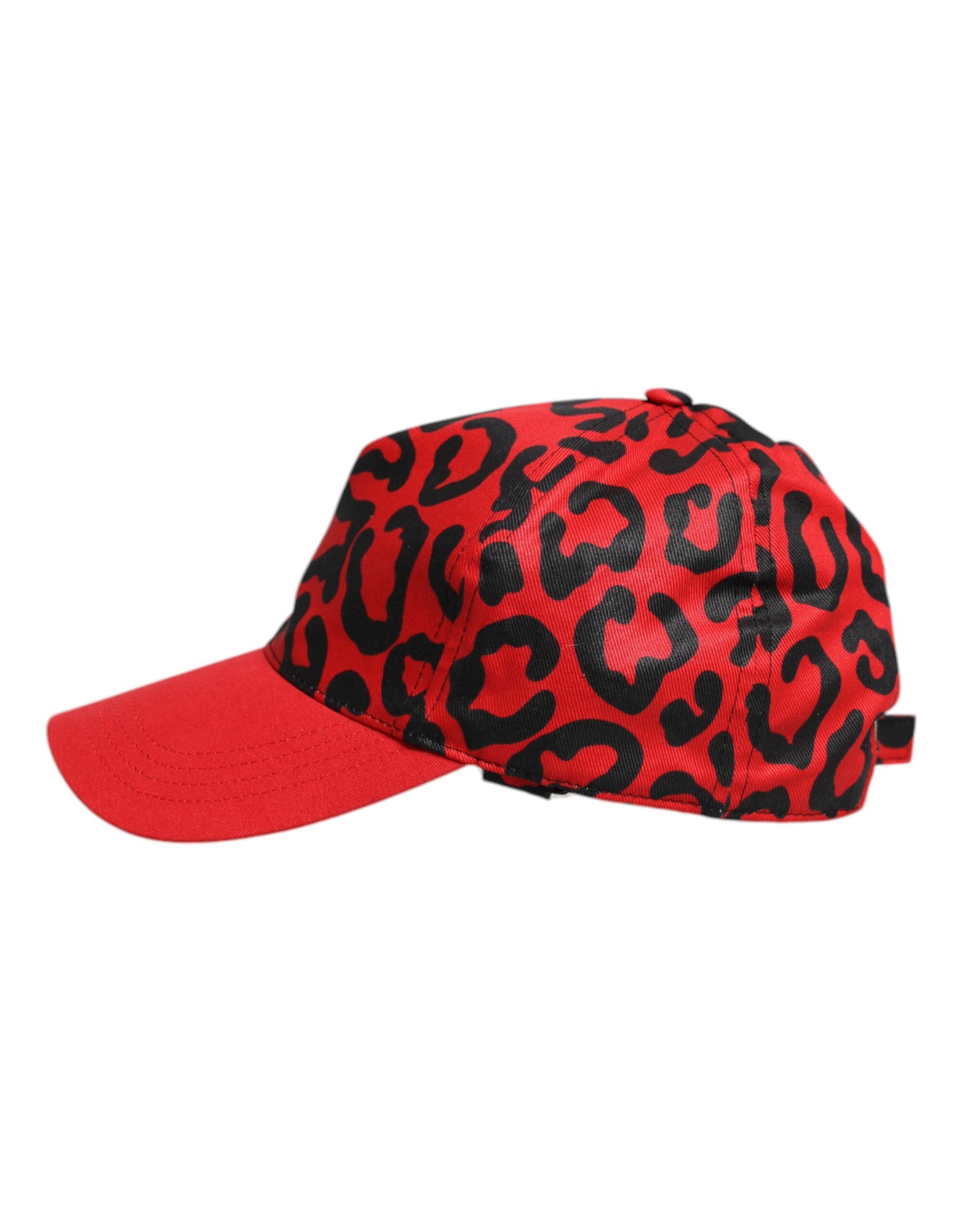Dolce & Gabbana Red Cotton 6 Panels Women Baseball Cap | Regal Royce