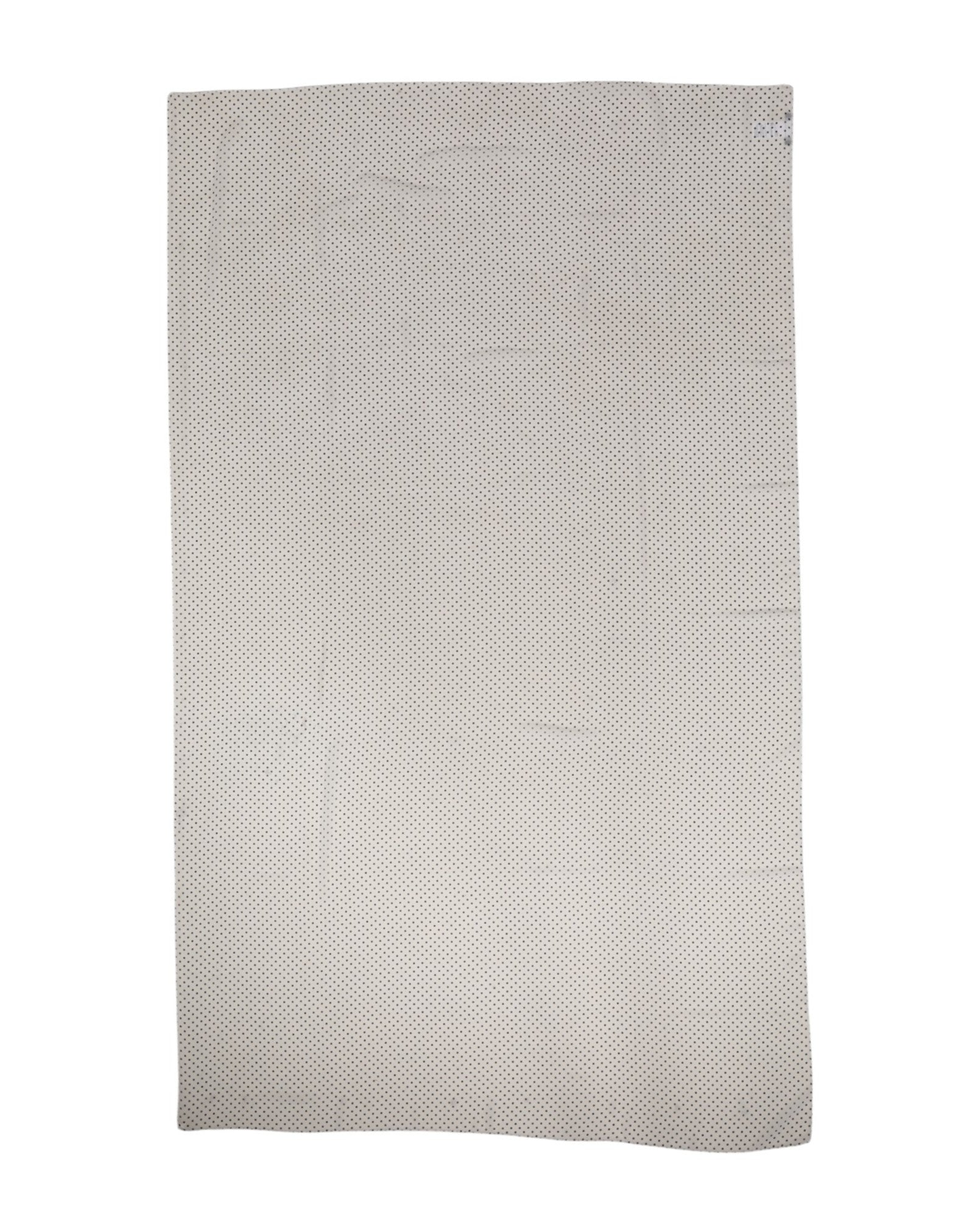 Dolce & Gabbana White Polka Dots Polyester Wrap Shawl Scarf | Regal Royce