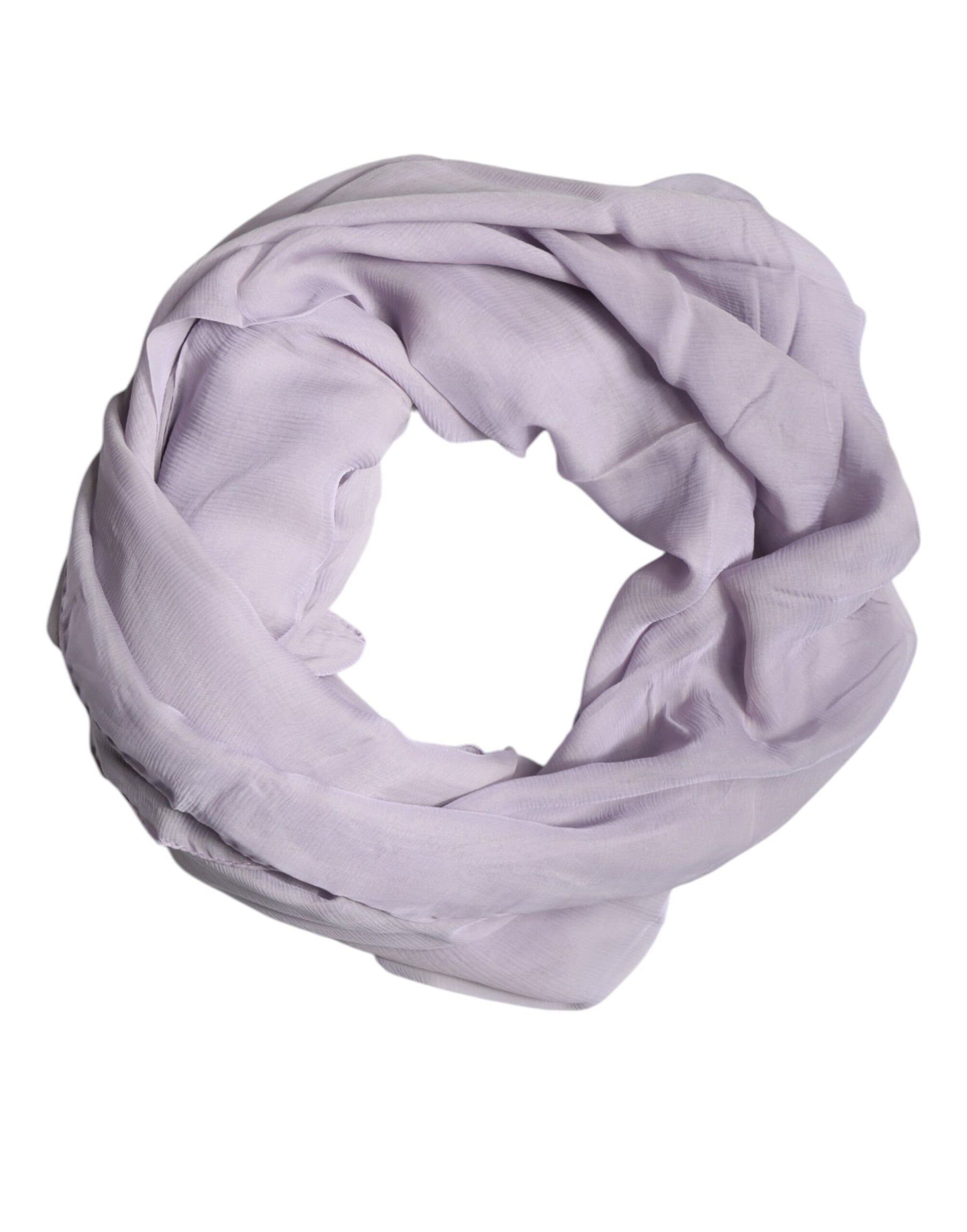 Dolce & Gabbana Purple Silk Rectangle Wrap Shawl Scarf | Regal Royce