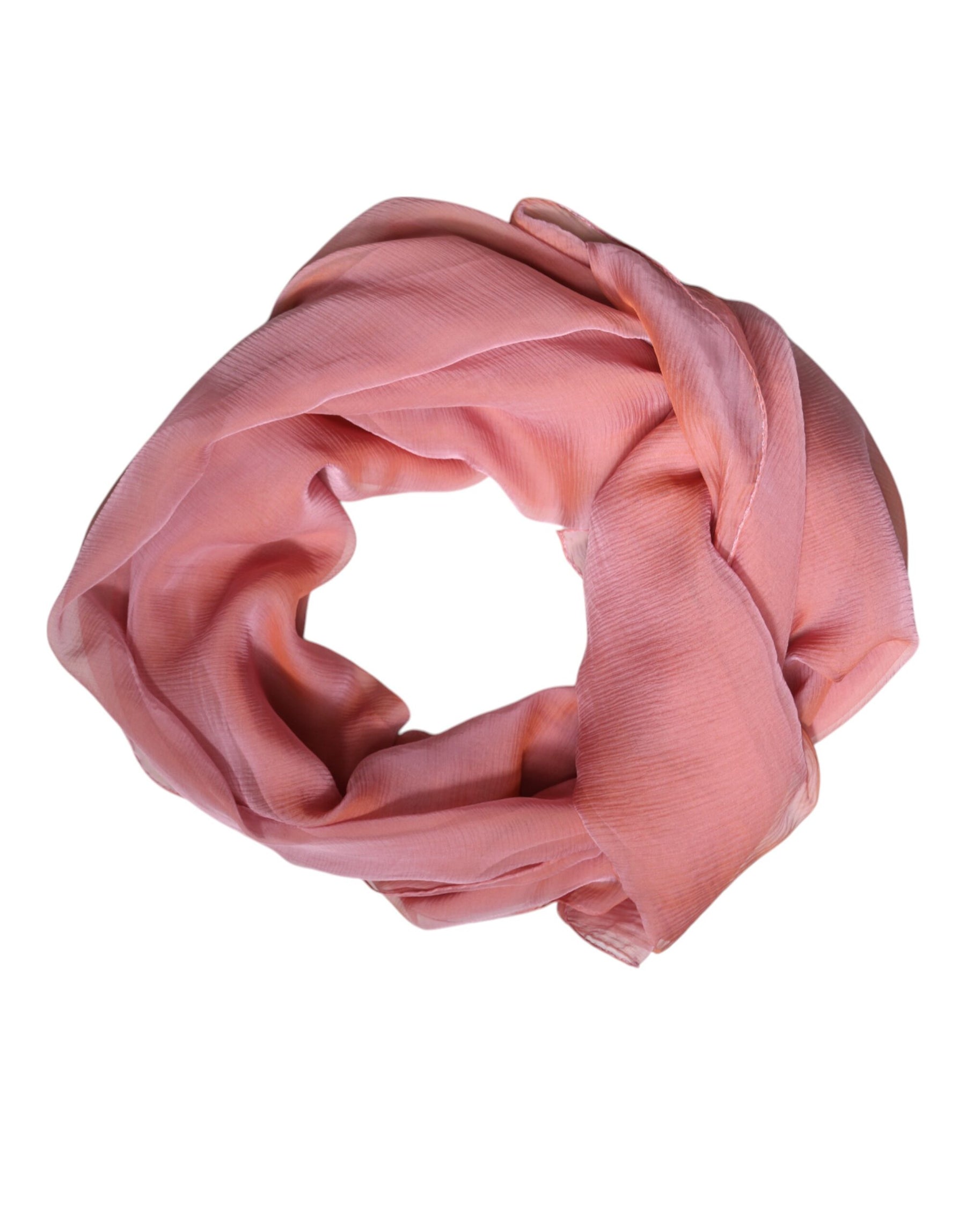 Dolce & Gabbana Pink Silk Rectangle Women Wrap Shawl Scarf | Regal Royce