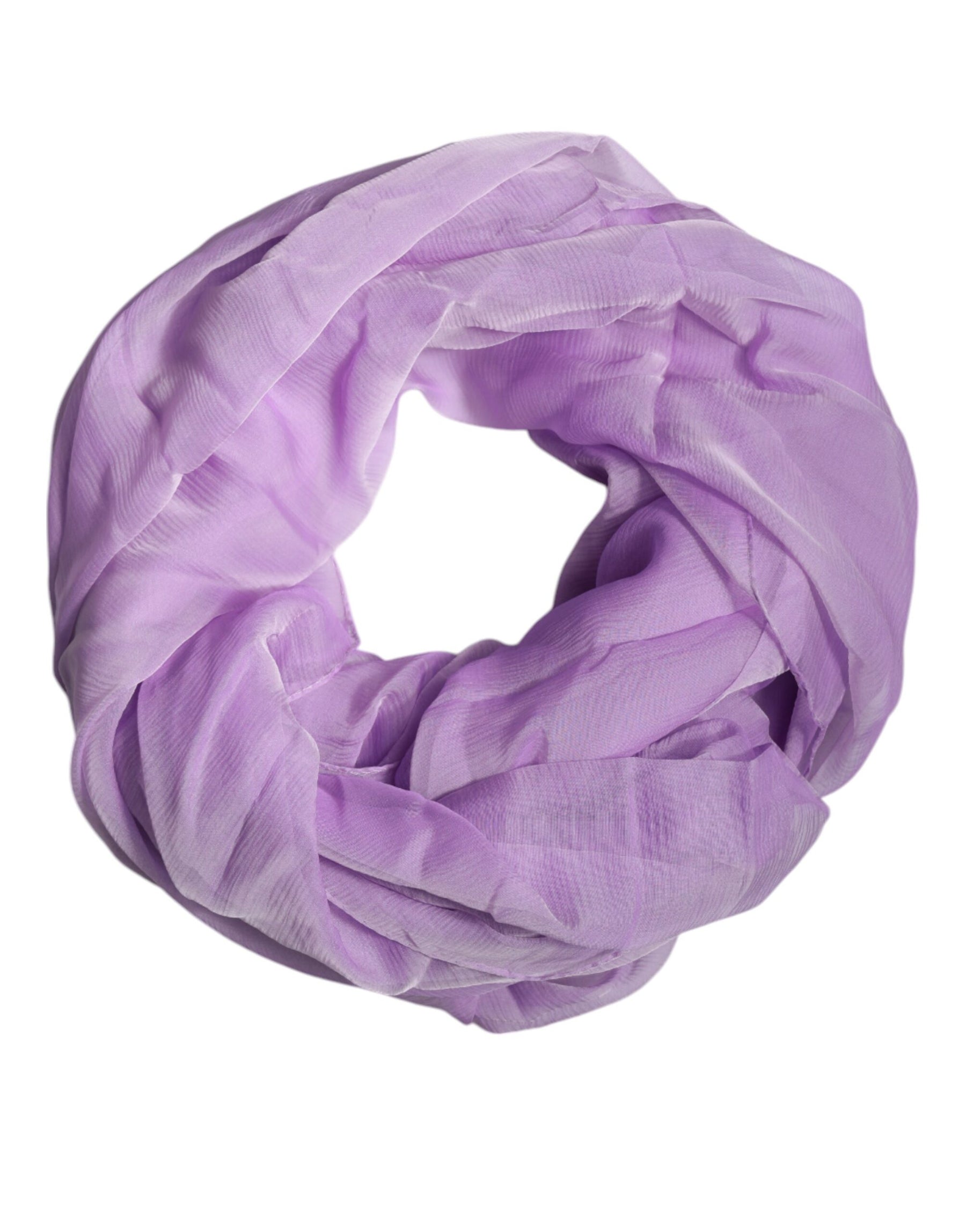 Dolce & Gabbana Purple Silk Rectangle Wrap Shawl Scarf | Regal Royce