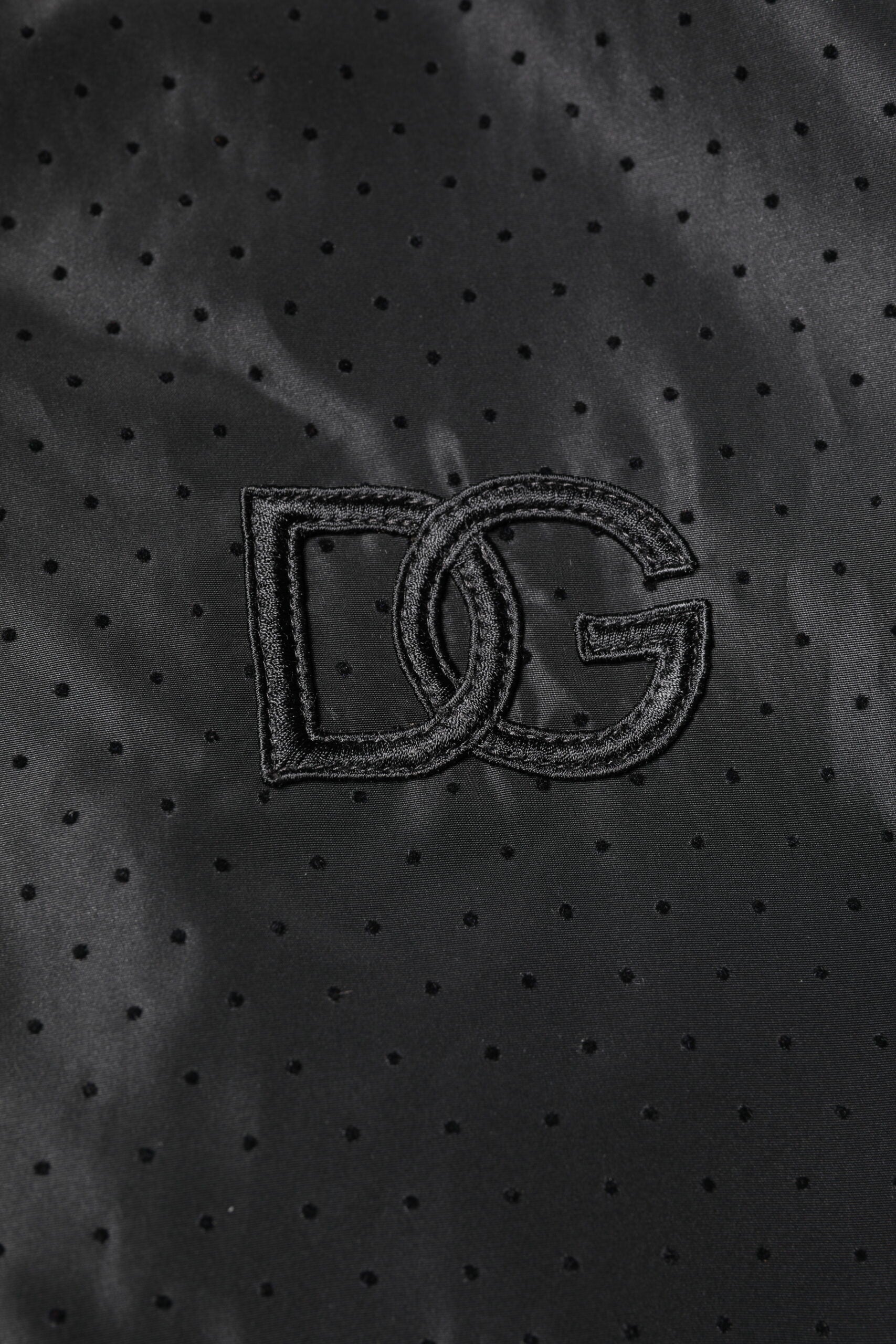 Dolce & Gabbana Black Long Sleeves Full Zip Bomber Jacket | Regal Royce