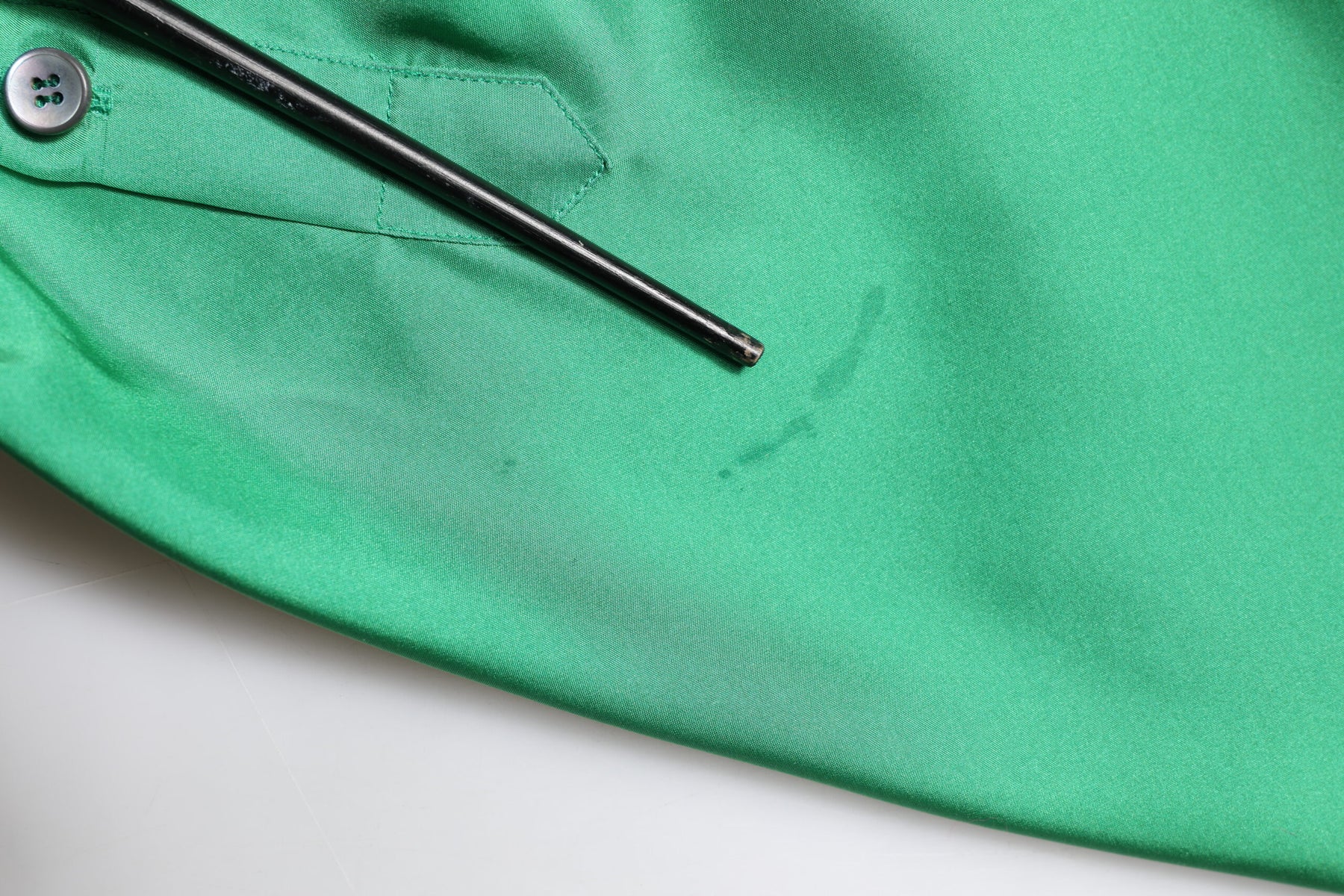 Dolce & Gabbana Green Silk Satin Long Sleeves Casual Shirt | Regal Royce