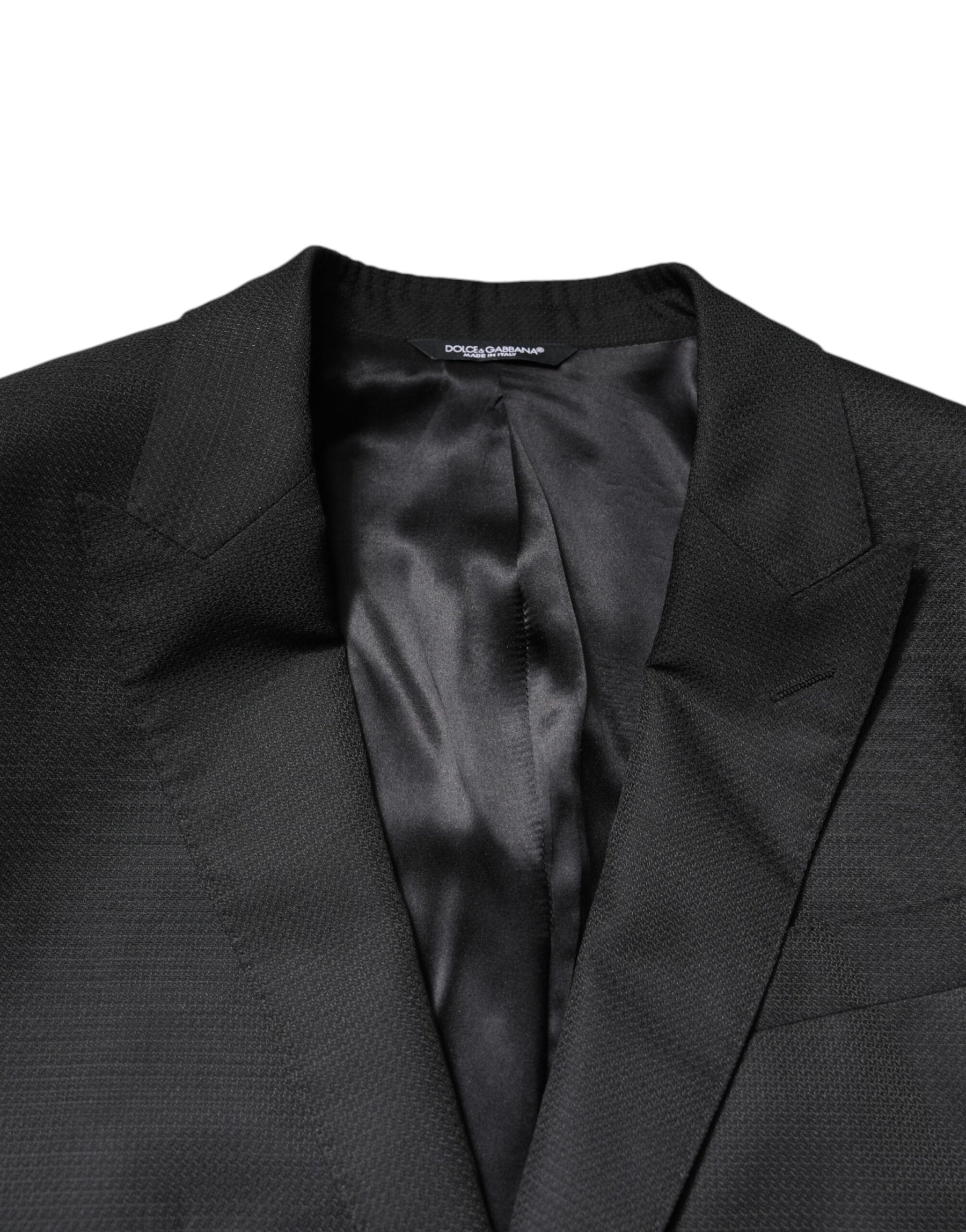 Dolce & Gabbana Black Single Breasted Formal 2 Piece Suit | Regal Royce