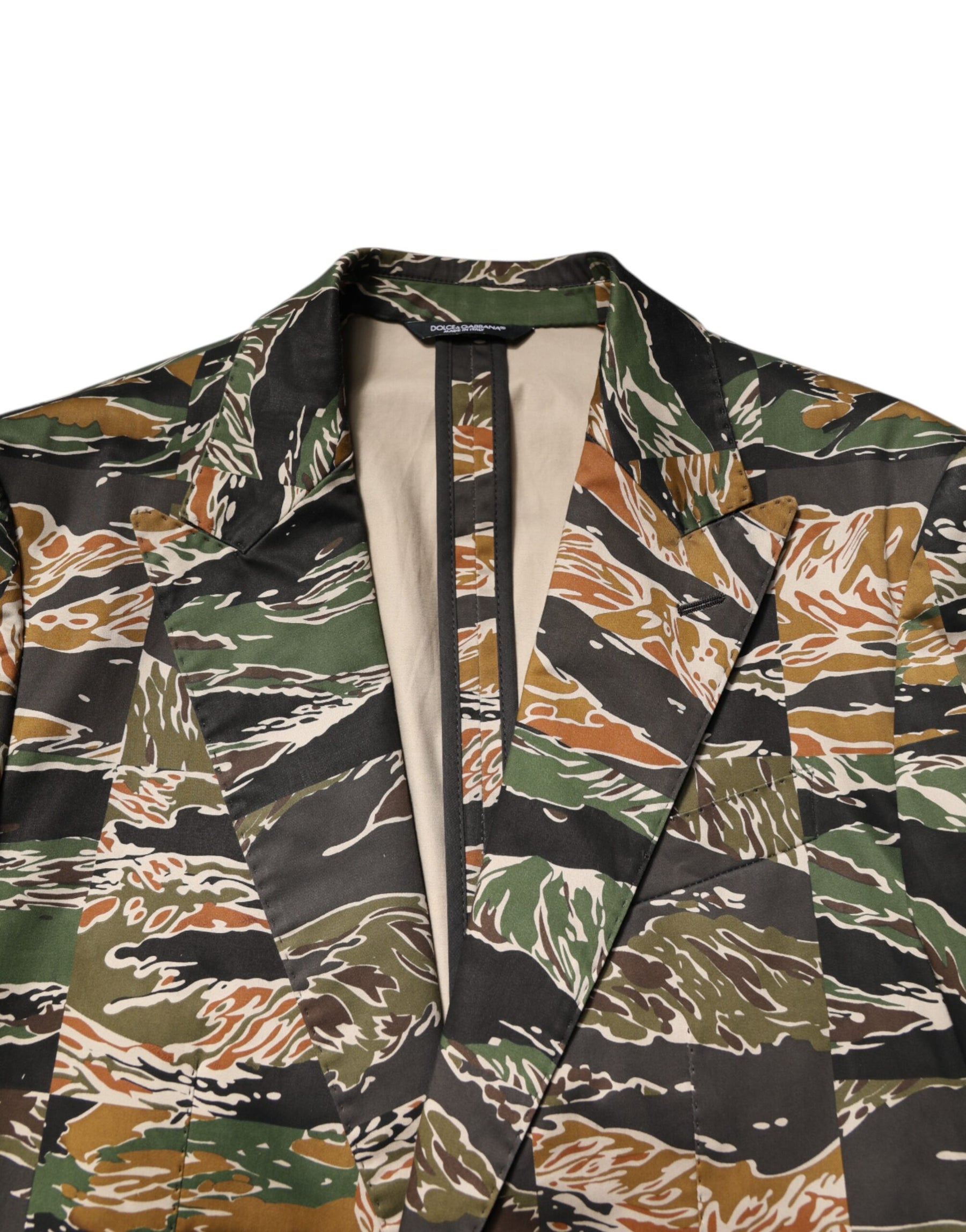 Dolce & Gabbana Multicolor TAORMINA Single Breasted 2 Piece Suit | Regal Royce