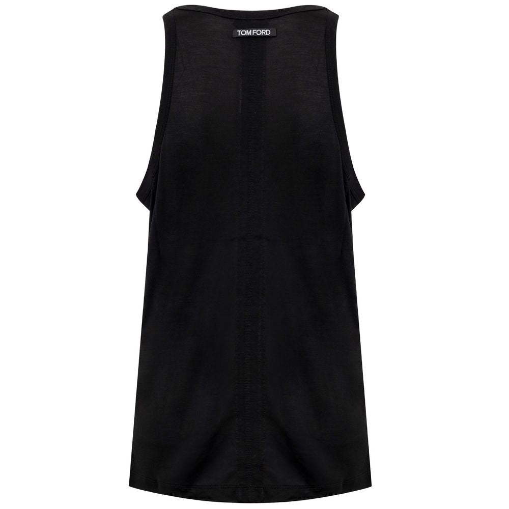 Tom Ford Black Silk Tank Tops | Regal Royce