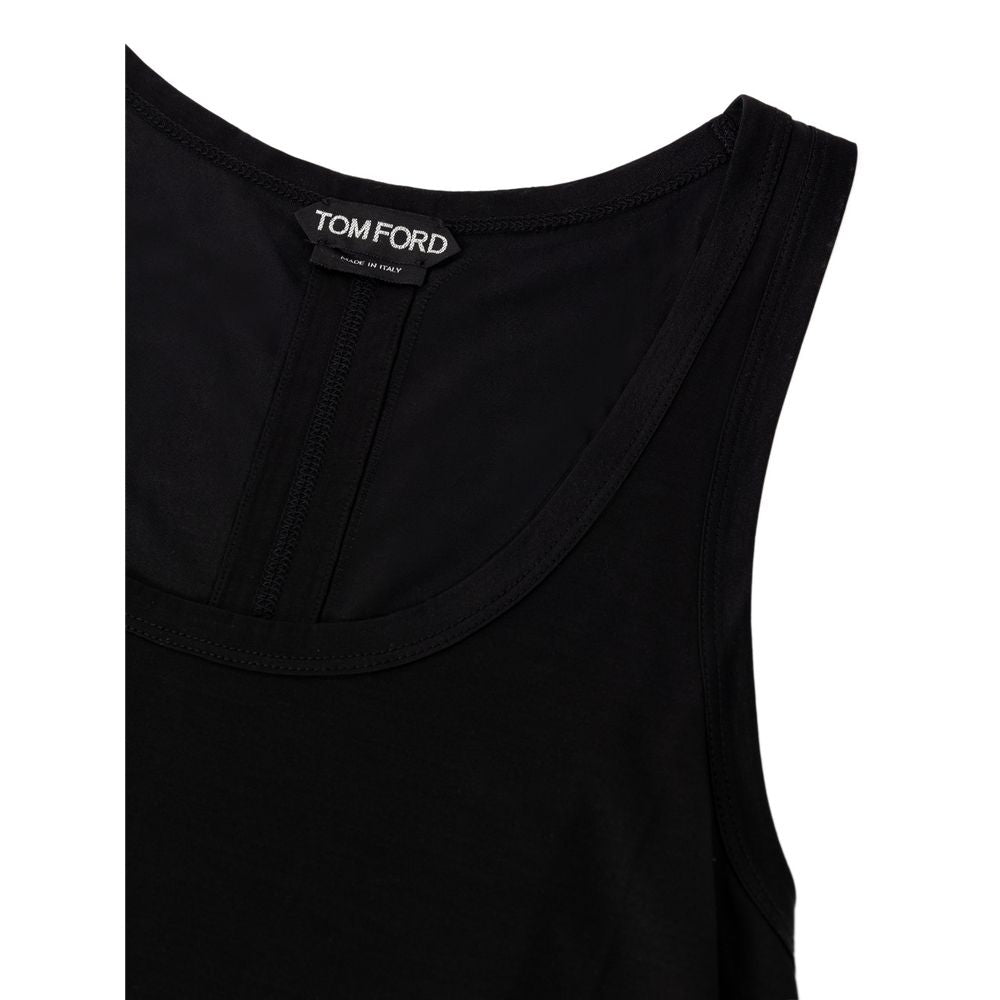 Tom Ford Black Silk Tank Tops | Regal Royce