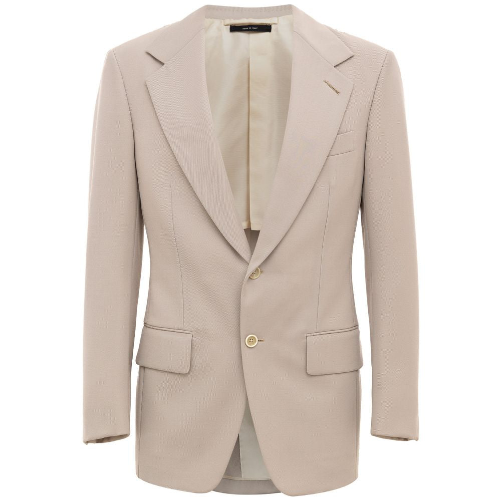 Tom Ford Beige Wool Blazer | Regal Royce
