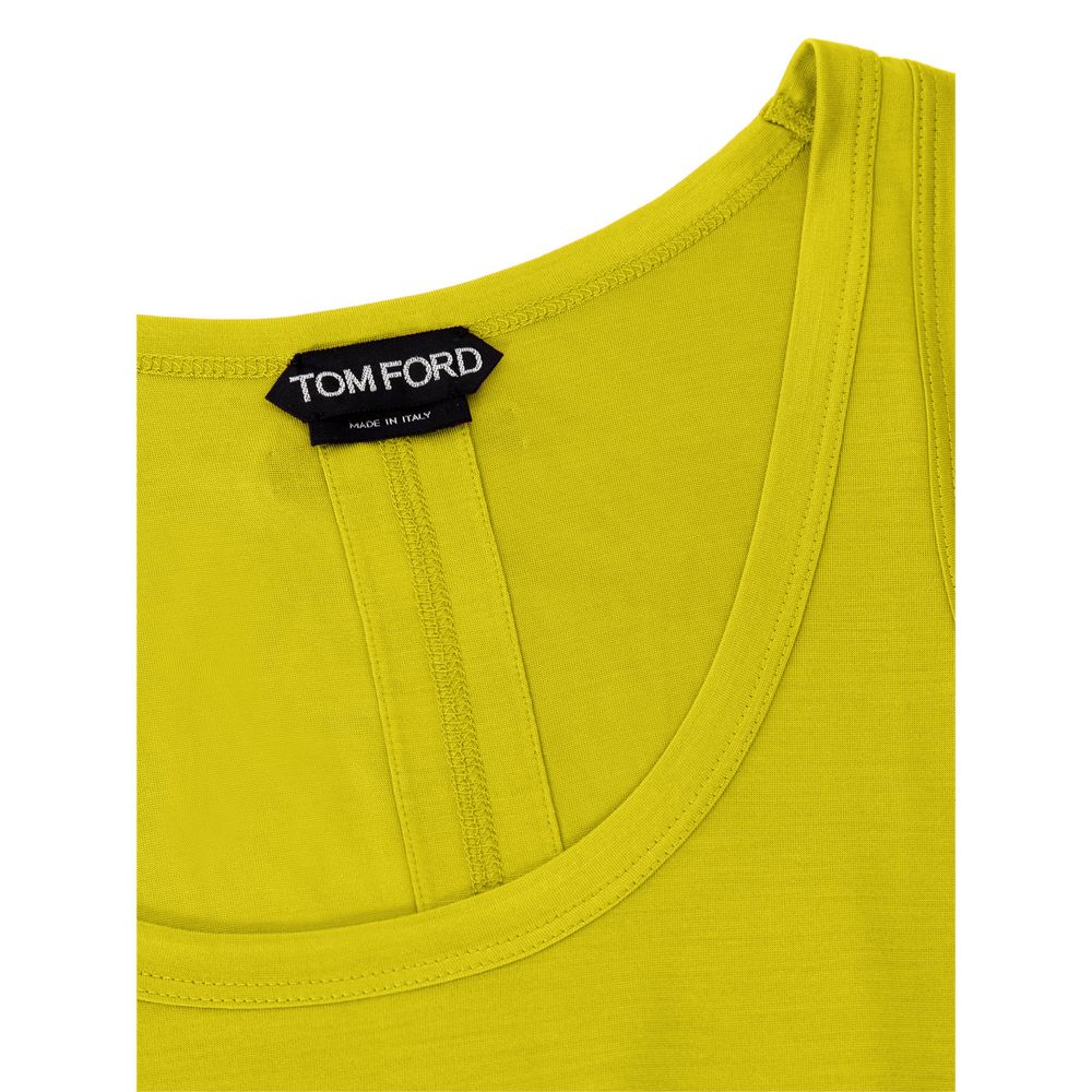 Tom Ford Yellow Silk Tank Top | Regal Royce