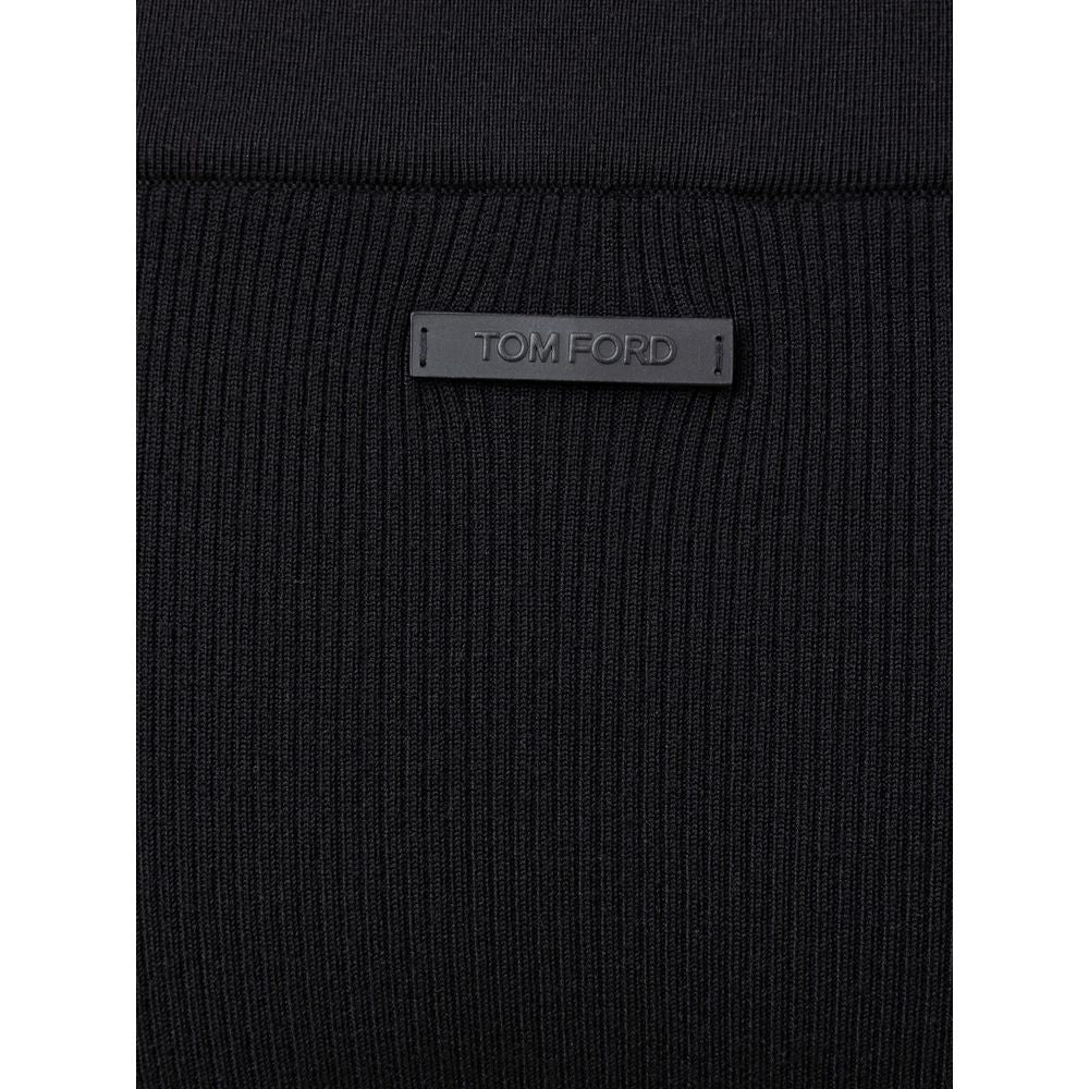Tom Ford Black Cashmere Midi Skirt | Regal Royce