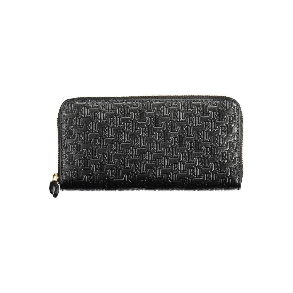 Ralph Lauren Black Leather Women Wallet | Regal Royce