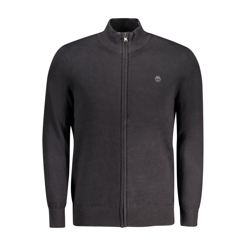Timberland Black Organic Cotton Men Cardigan | Regal Royce