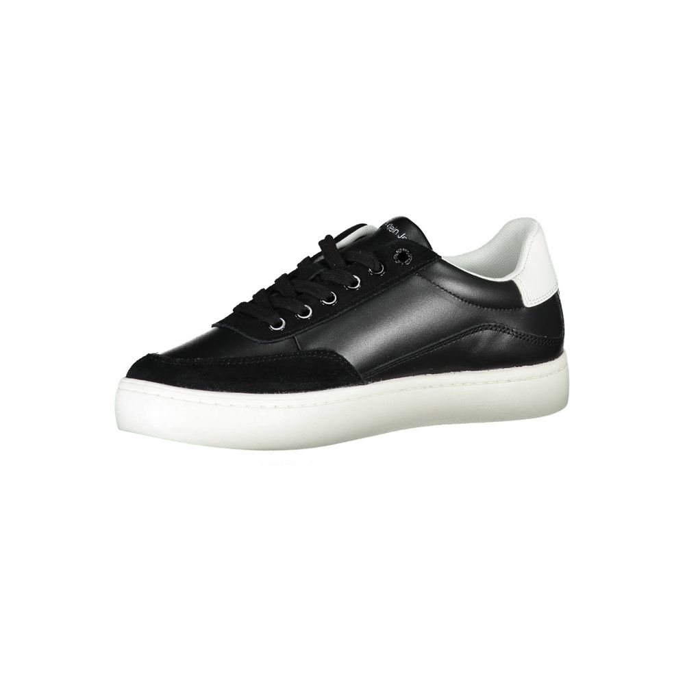 Calvin Klein Black Leather Women's Sneaker | Regal Royce