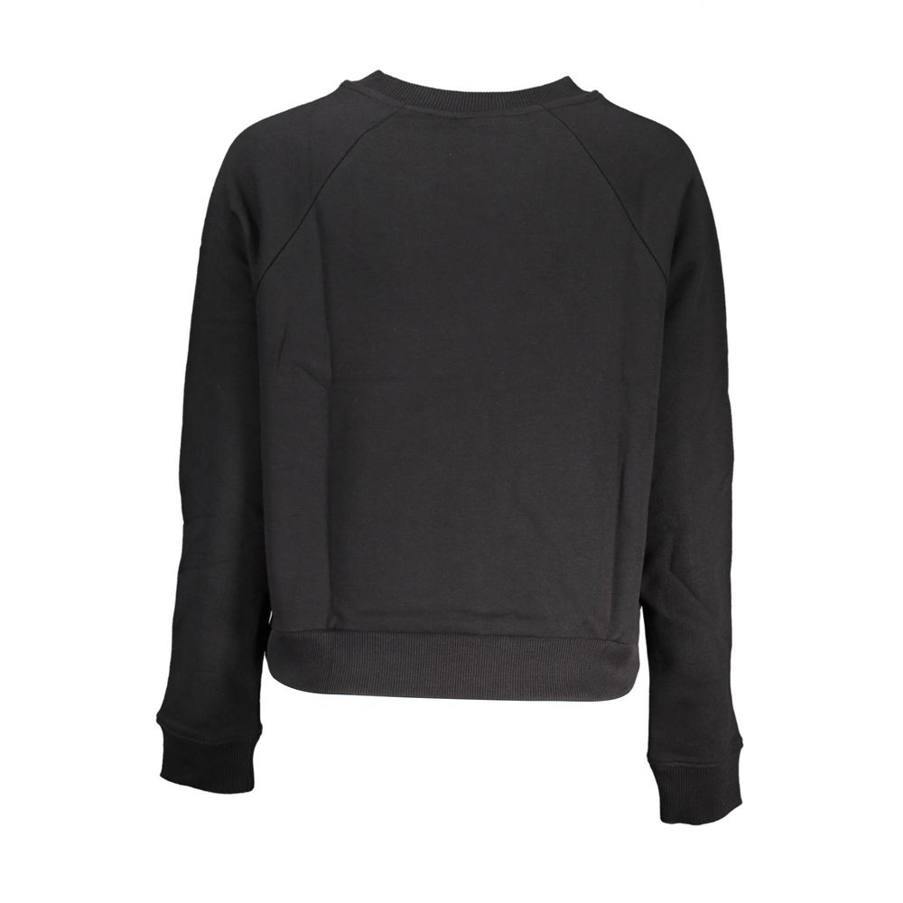 Vans Black Cotton Women Sweatshirt | Regal Royce