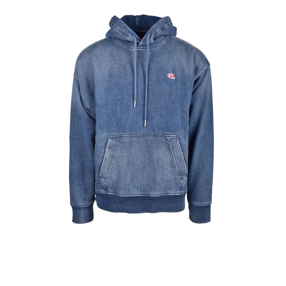 Diesel Blue Cotton Hoodie | Regal Royce