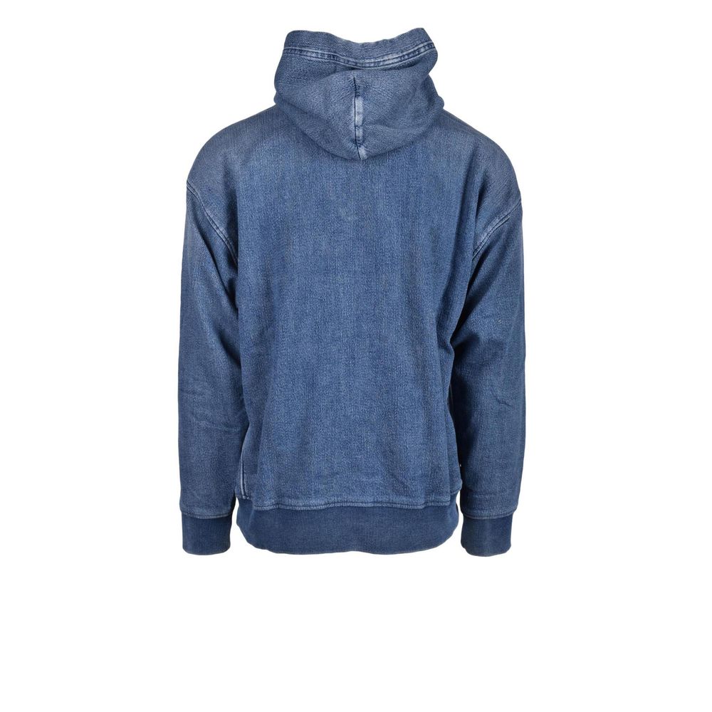 Diesel Blue Cotton Hoodie | Regal Royce