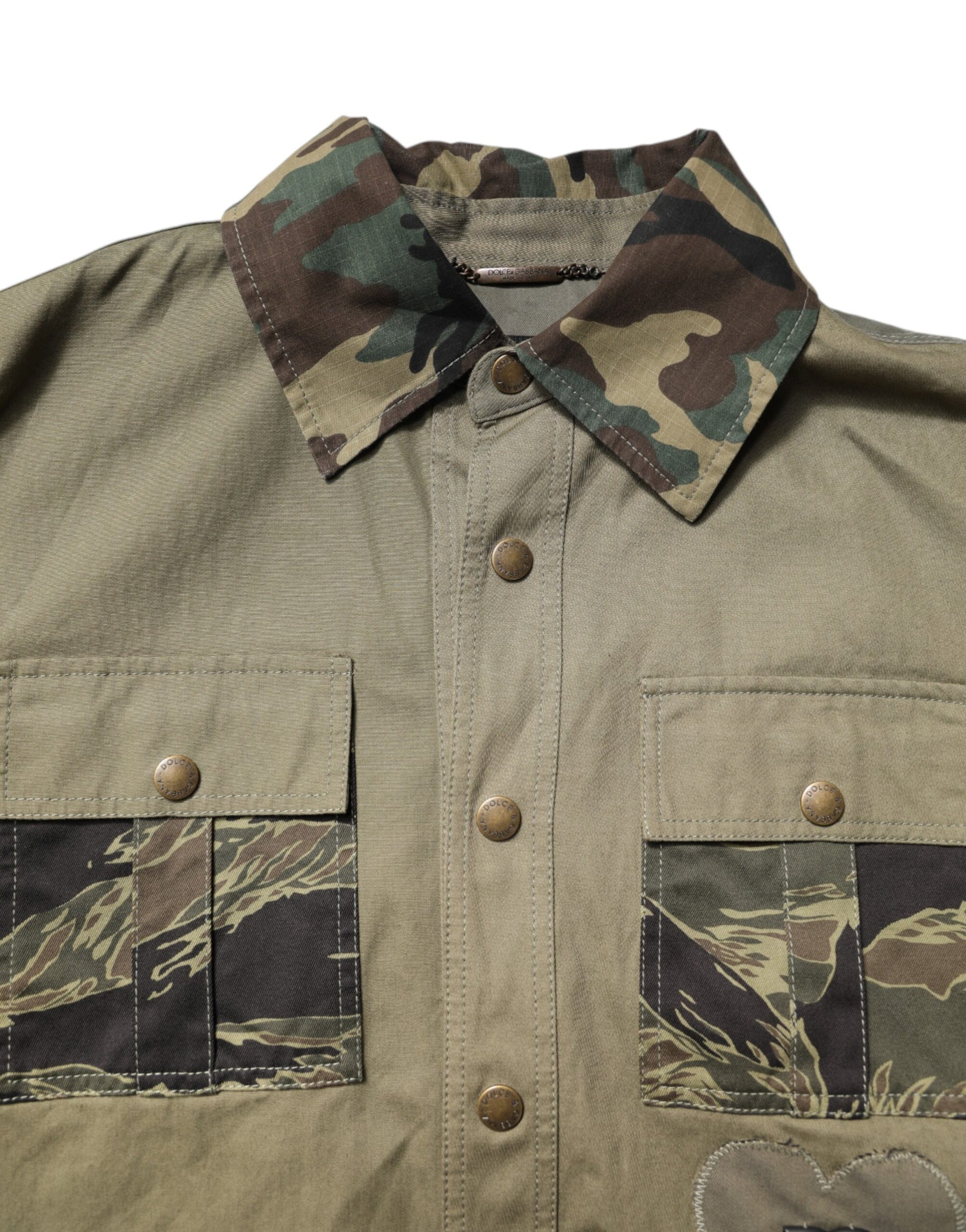 Dolce & Gabbana Brown Cotton Stretch Shirt Pants Casual Set | Regal Royce