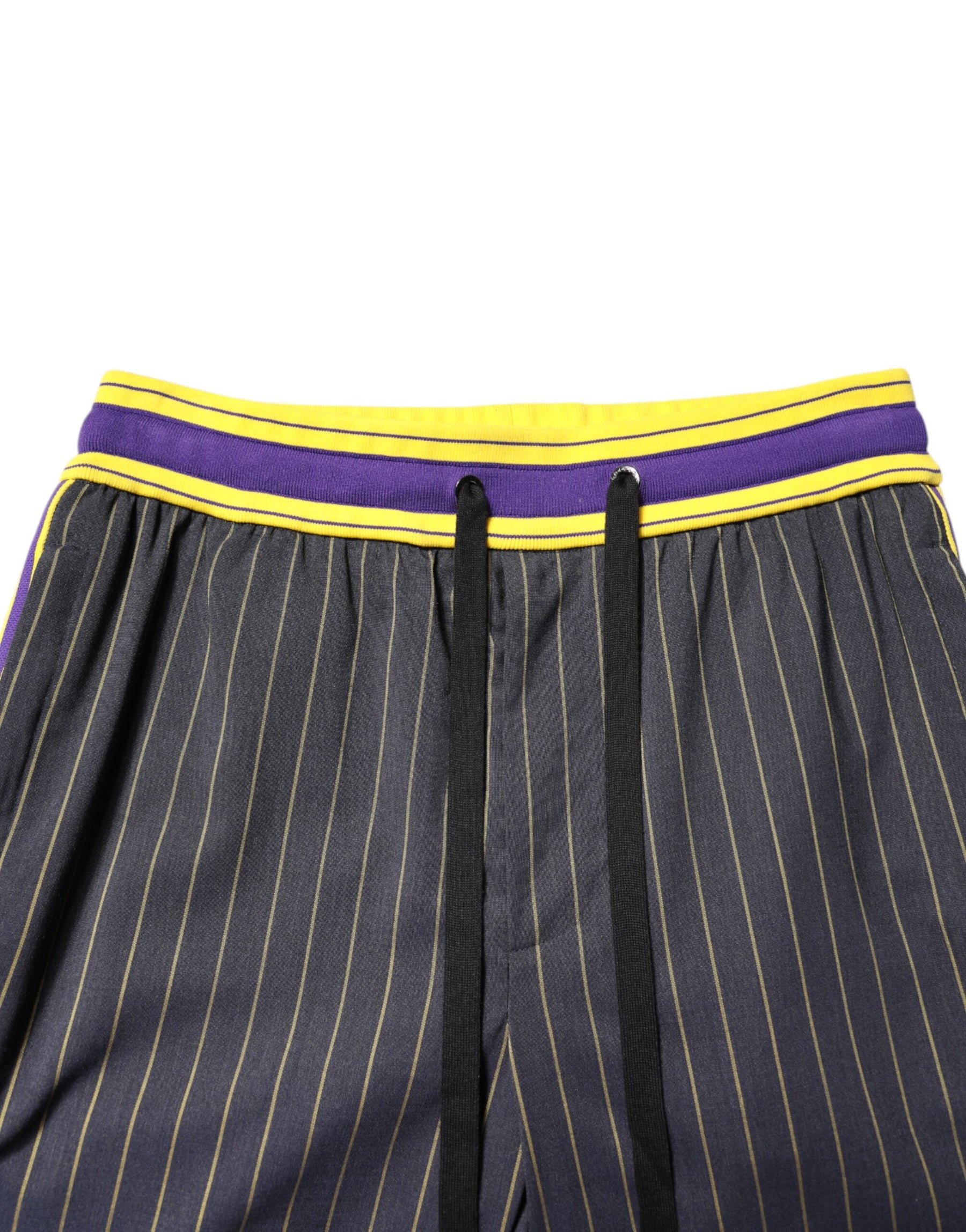 Dolce & Gabbana Multicolor Cotton Men Jogger Pants | Regal Royce