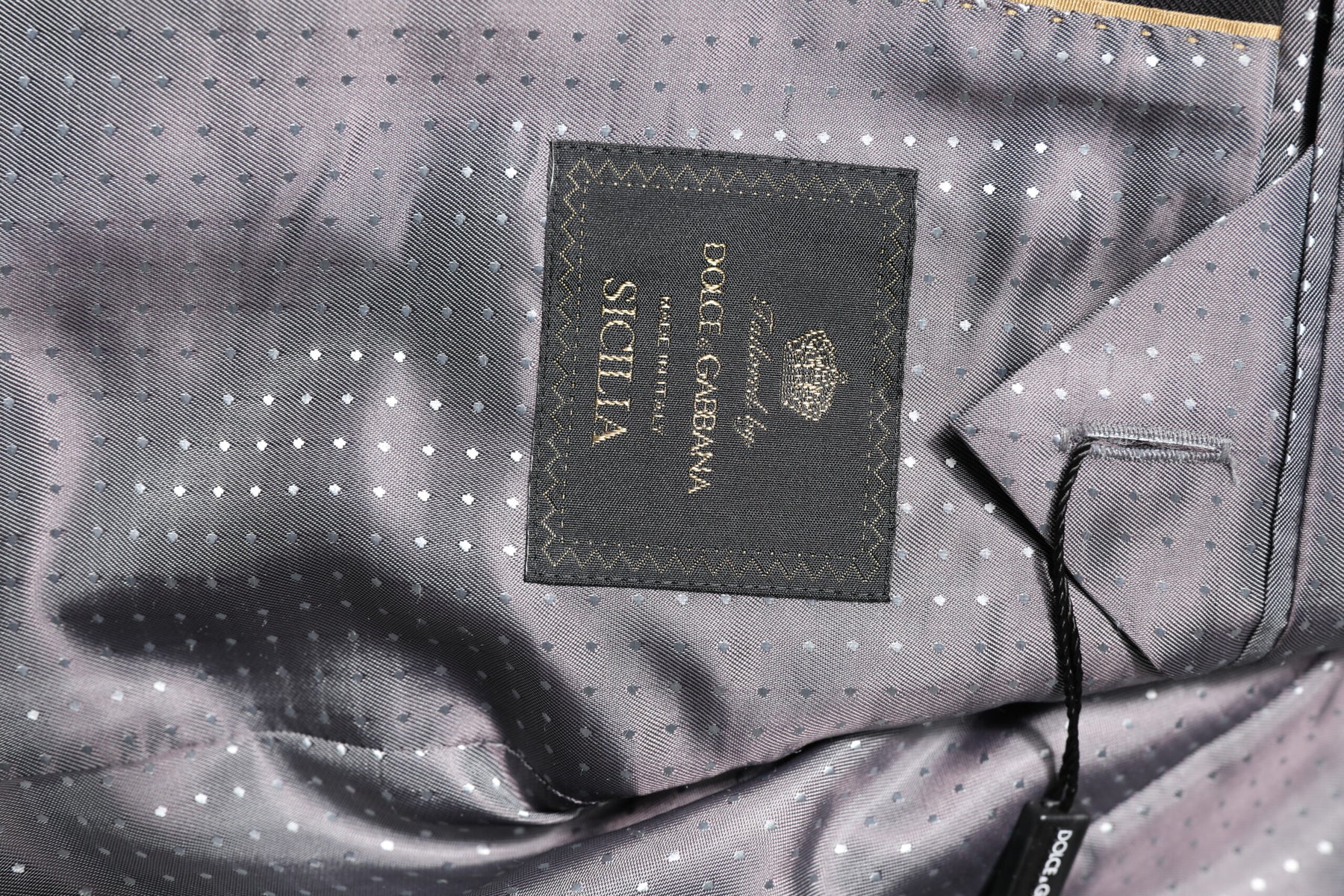 Dolce & Gabbana Black Striped SICILIA Formal 2 Piece Suit | Regal Royce