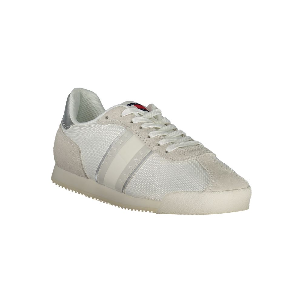 Tommy Hilfiger Bianco Polyester Women Sneaker | Regal Royce
