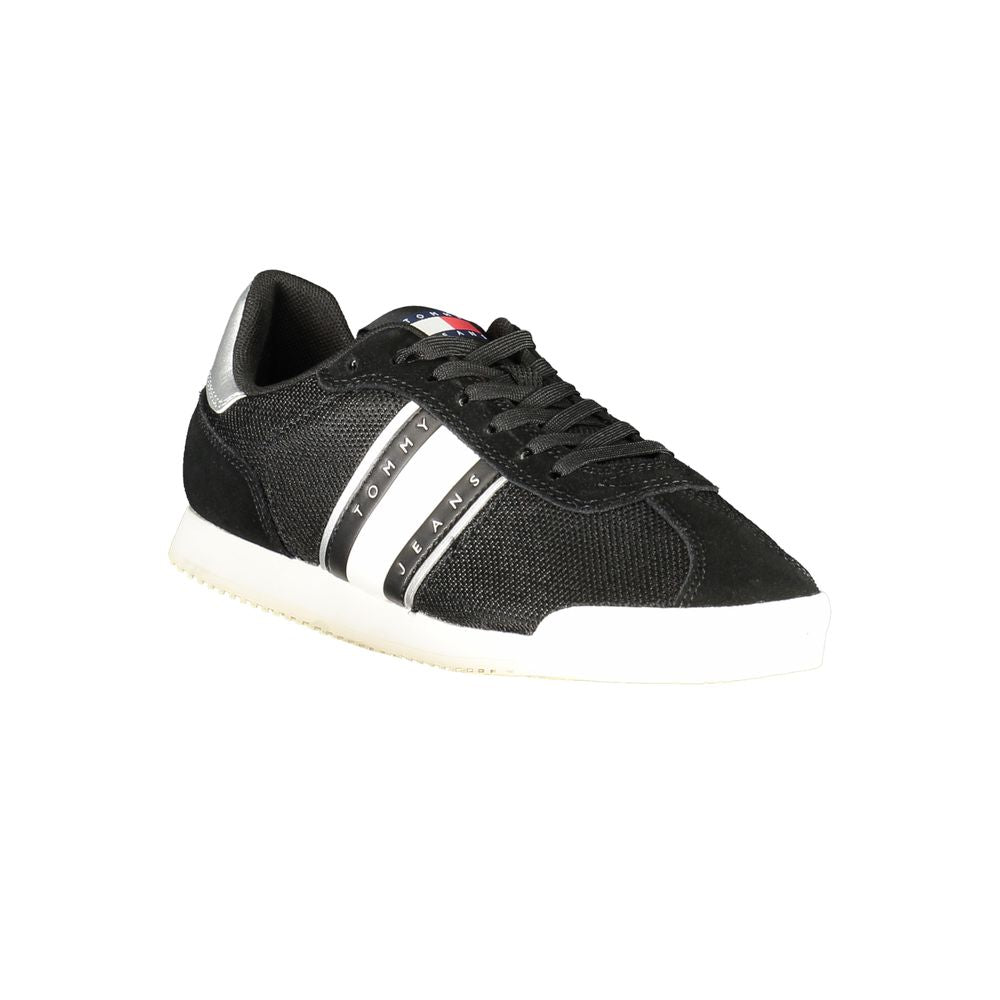 Tommy Hilfiger Nero Polyester Women Sneaker | Regal Royce